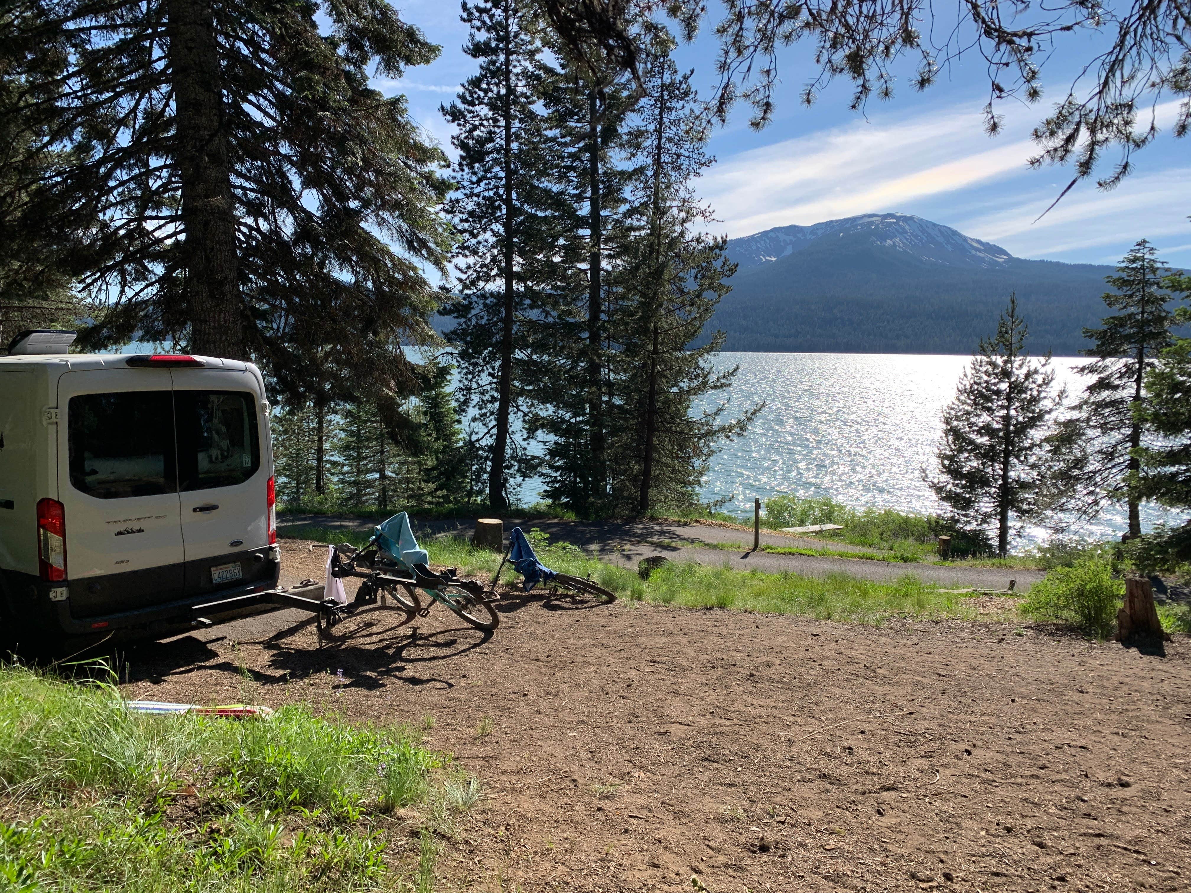 Emma A.'s photo of rv camping at Diamond Lake near Chemult, OR