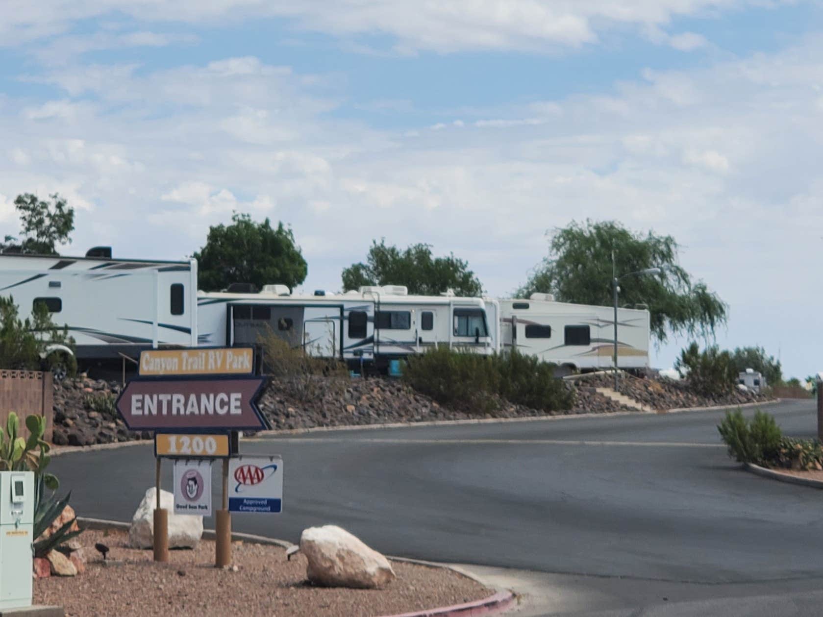 T K.'s photo of rv camping at Canyon Trail RV Park near Lake Mead National Recreation Area