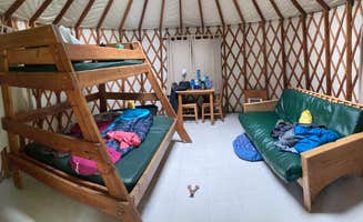 Michael's photo of glamping accommodations at Sunset Bay State Park Campground near Bandon, OR