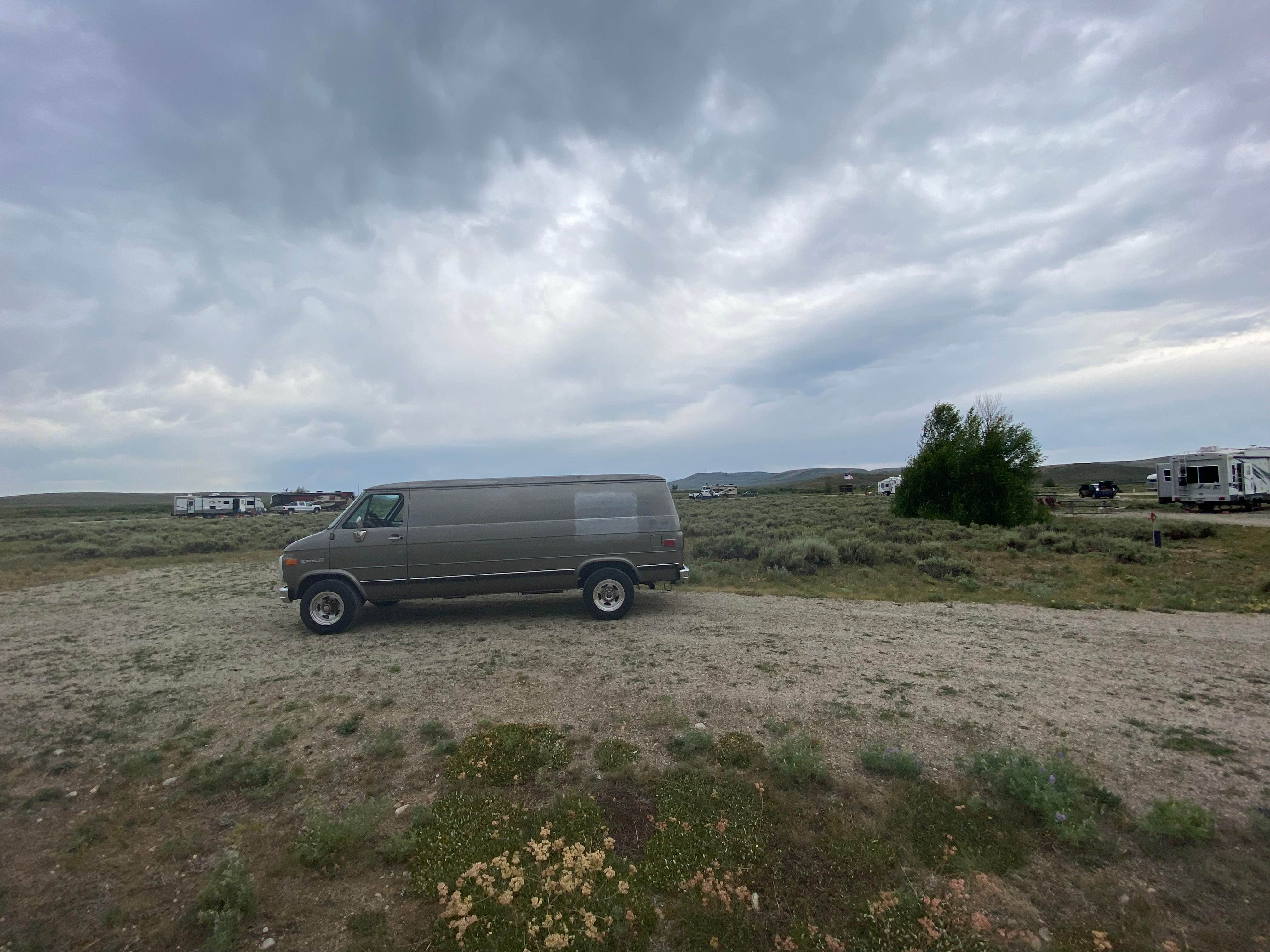 Bob  K.'s photo of rv camping at Warren Bridge Campground and Picnic Area near Pinedale, WY