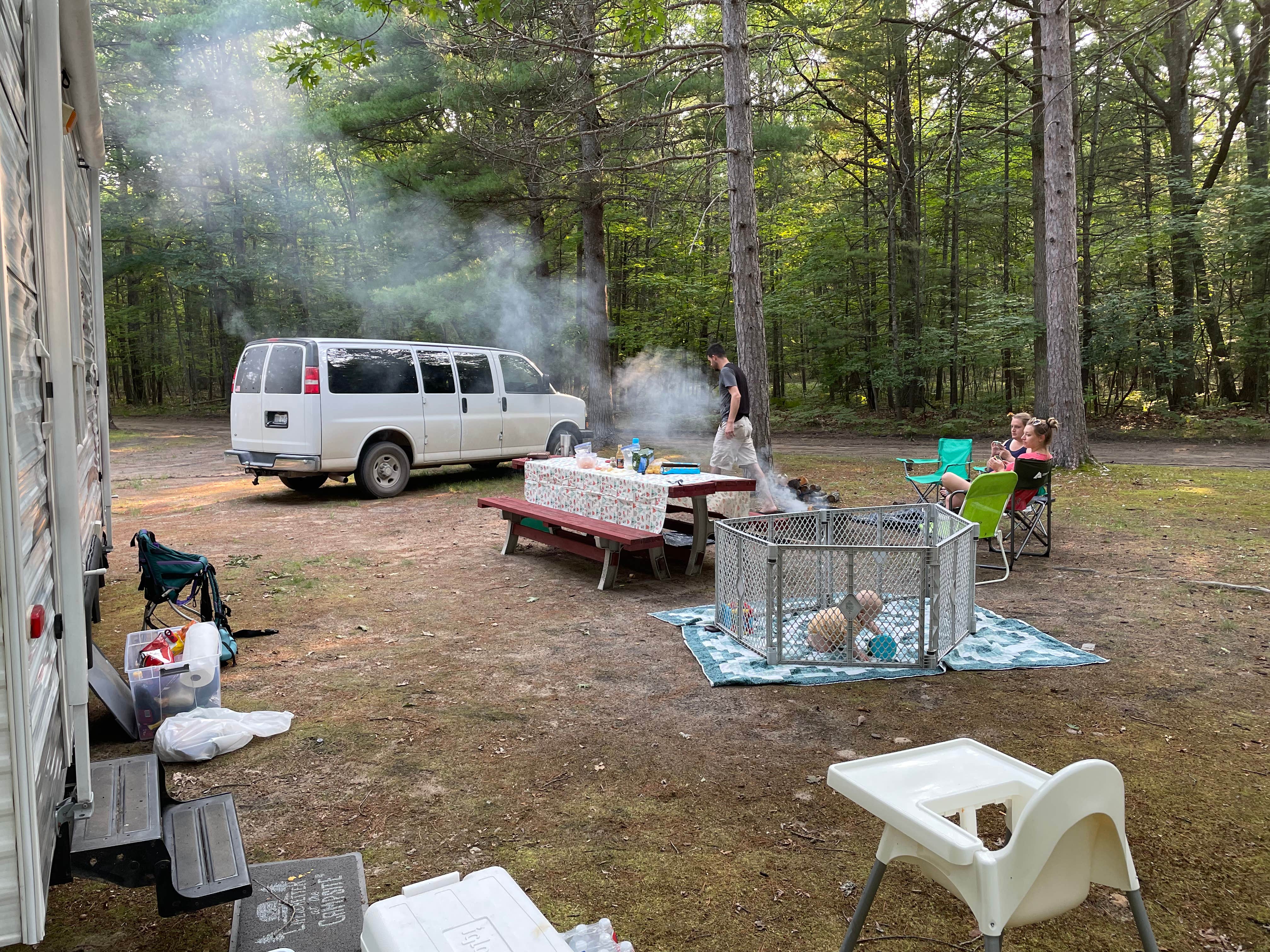 Matthew E.'s photo at East Mullet campground near Afton, MI