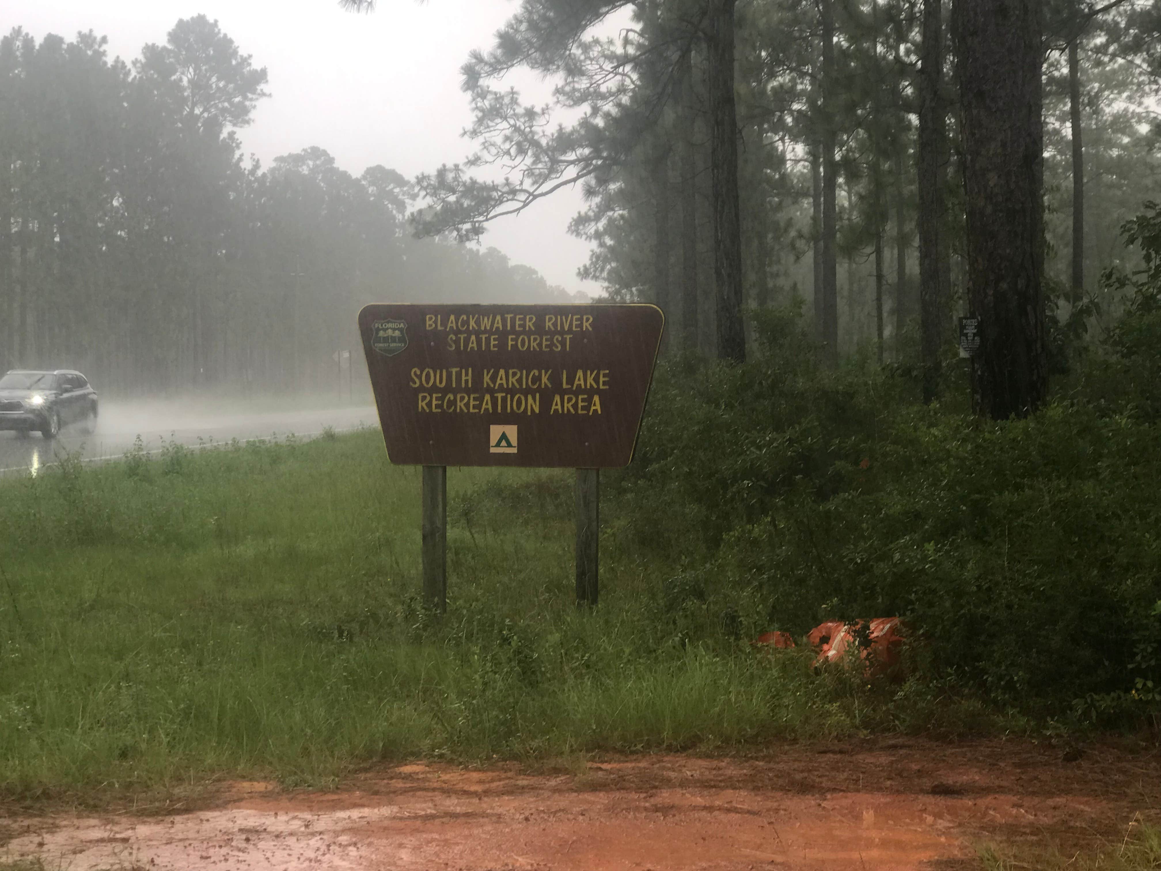 Camper-submitted photo at South Karick Lake Campground — Blackwater River State Forest near Baker, FL