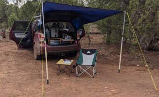 Andrew B.'s photo of a dispersed camping area at Walnut Canyon Rd Dispersed Camping - CLOSED UNTIL 2025 in Arizona
