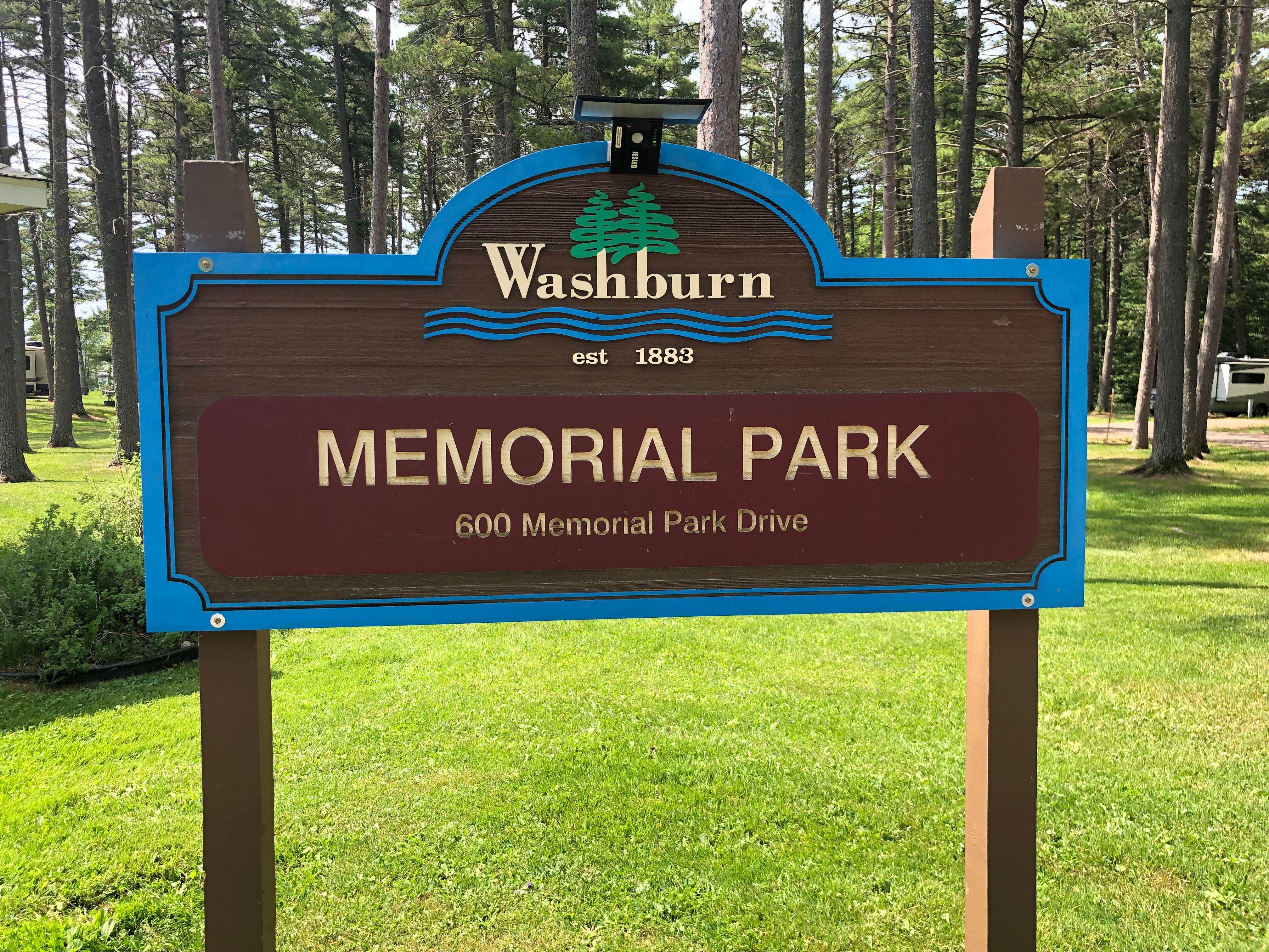 Camping near Big Rock Campground: Memorial Park Campground, Washburn, Wisconsin