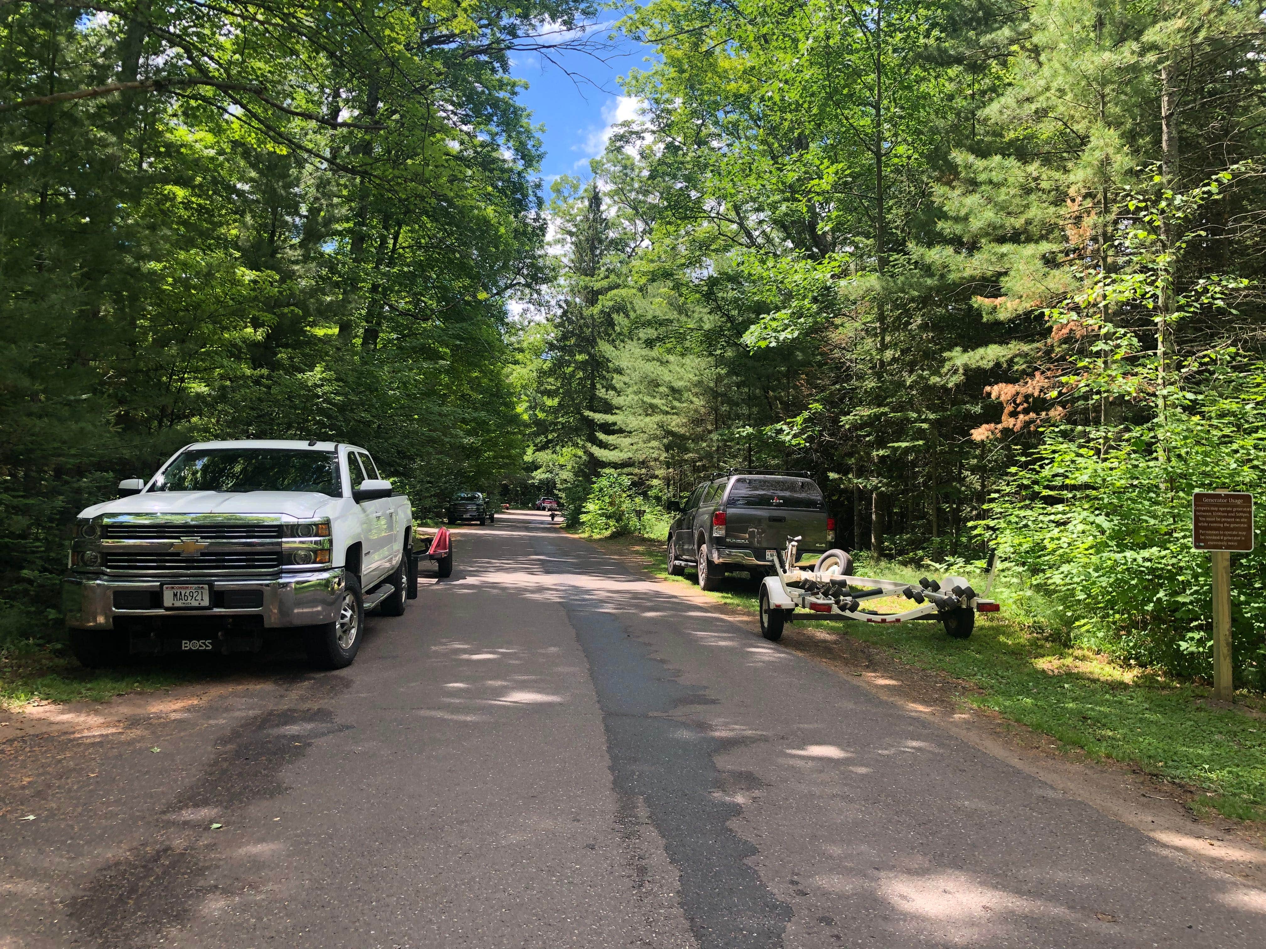 Art S.'s photo of rv camping at South Trout Lake — Northern Highland State Forest near Hazelhurst, WI