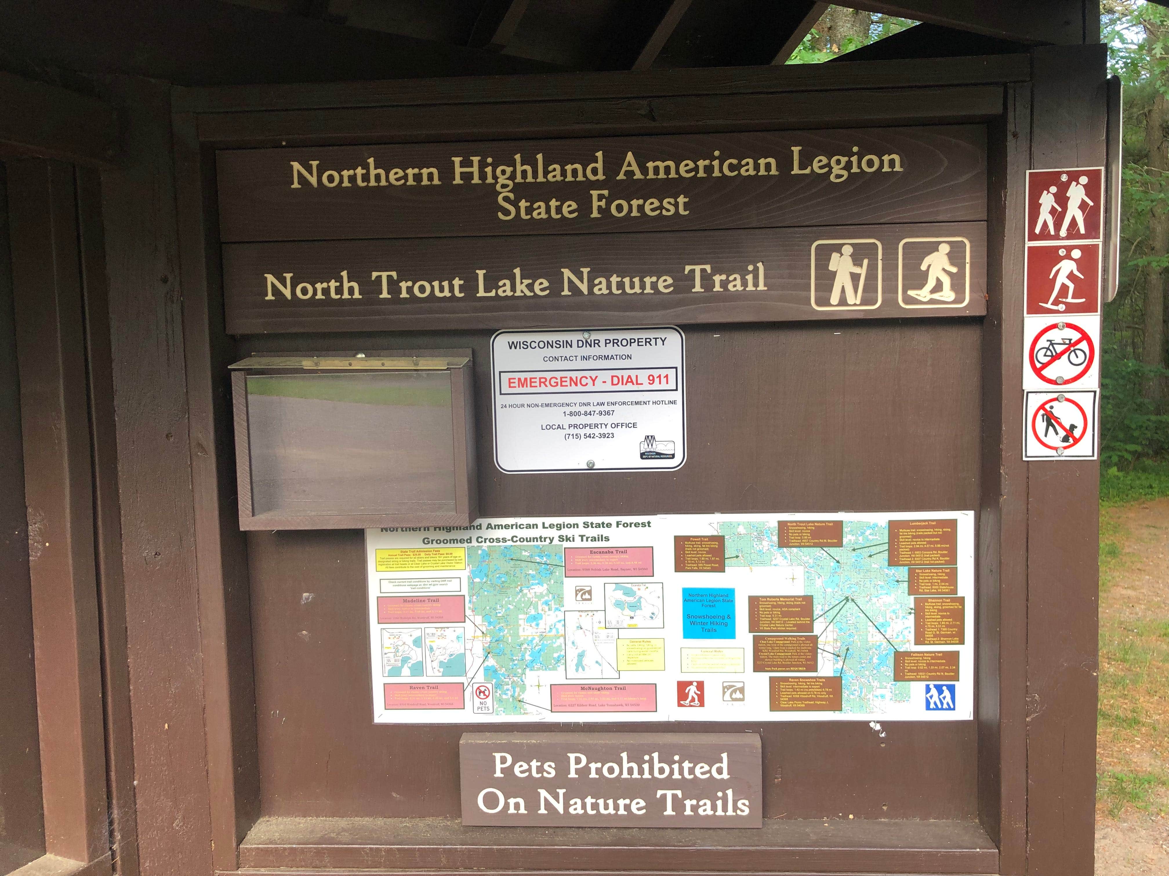 Camper submitted image from North Trout Lake Campground — Northern Highland State Forest - 1