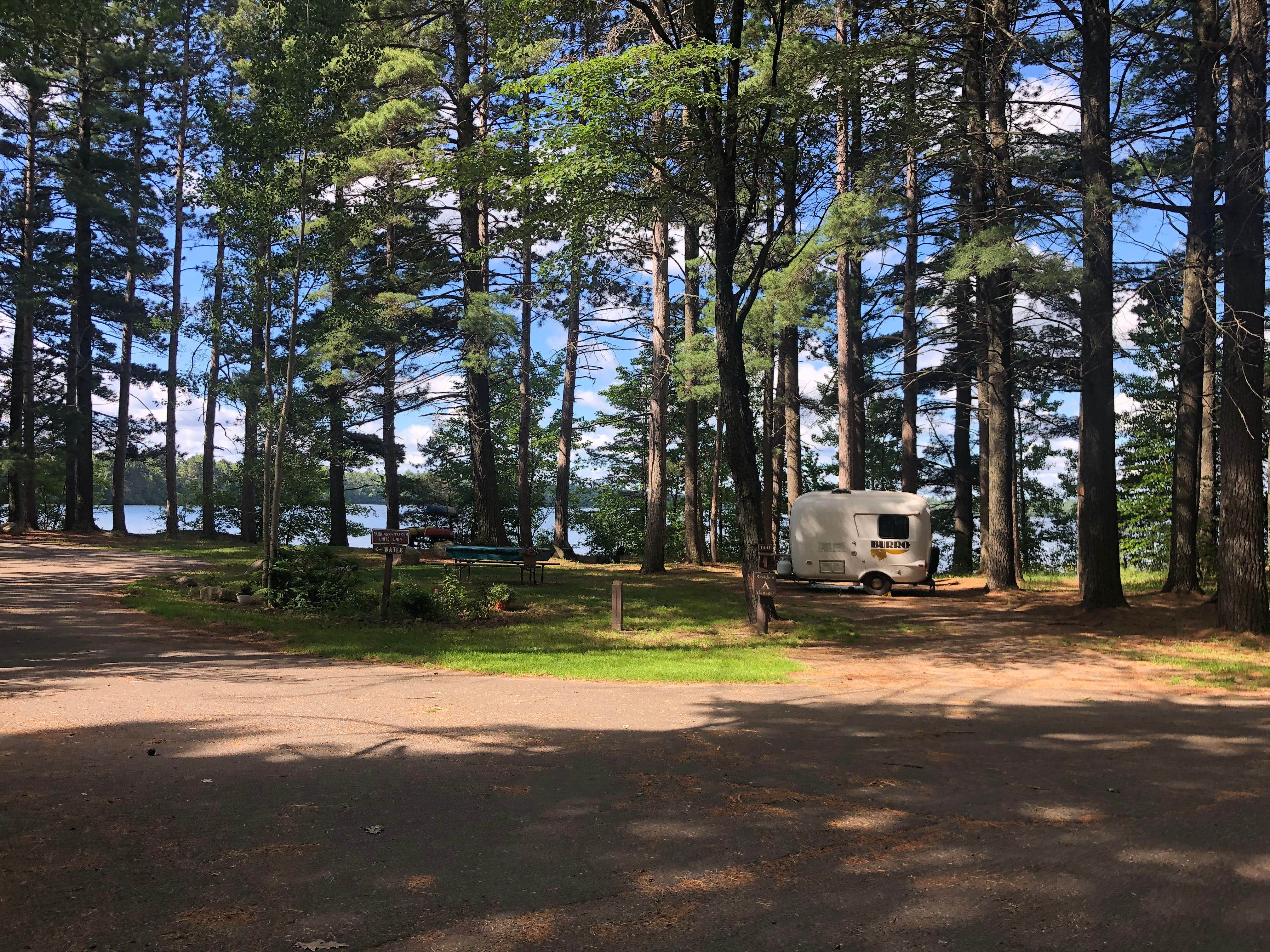 Art S.'s photo of rv camping at North Trout Lake Campground — Northern Highland State Forest near Hazelhurst, WI
