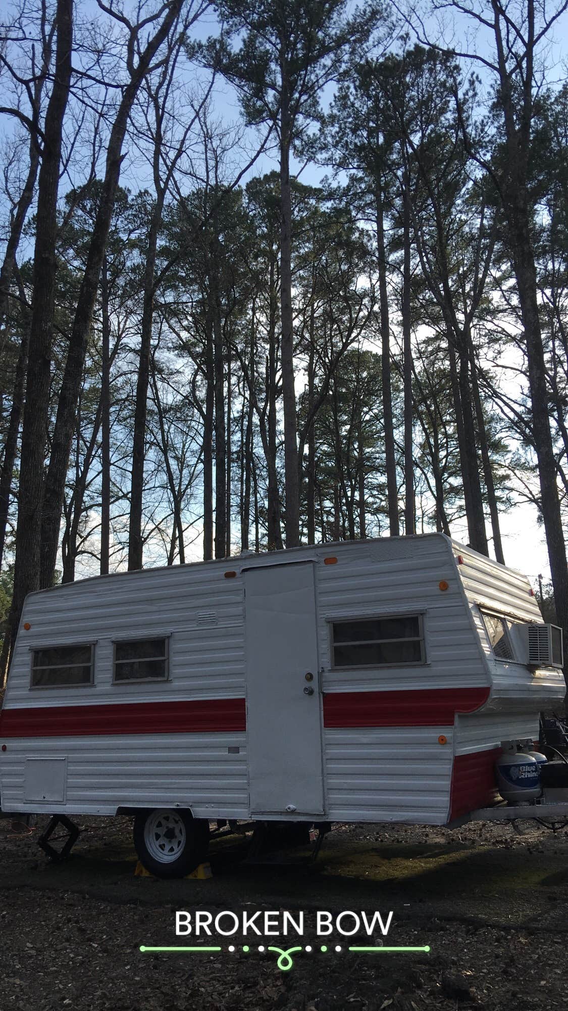 Tori M.'s photo of rv camping at Beavers Bend State Park Campground near Gillham Lake