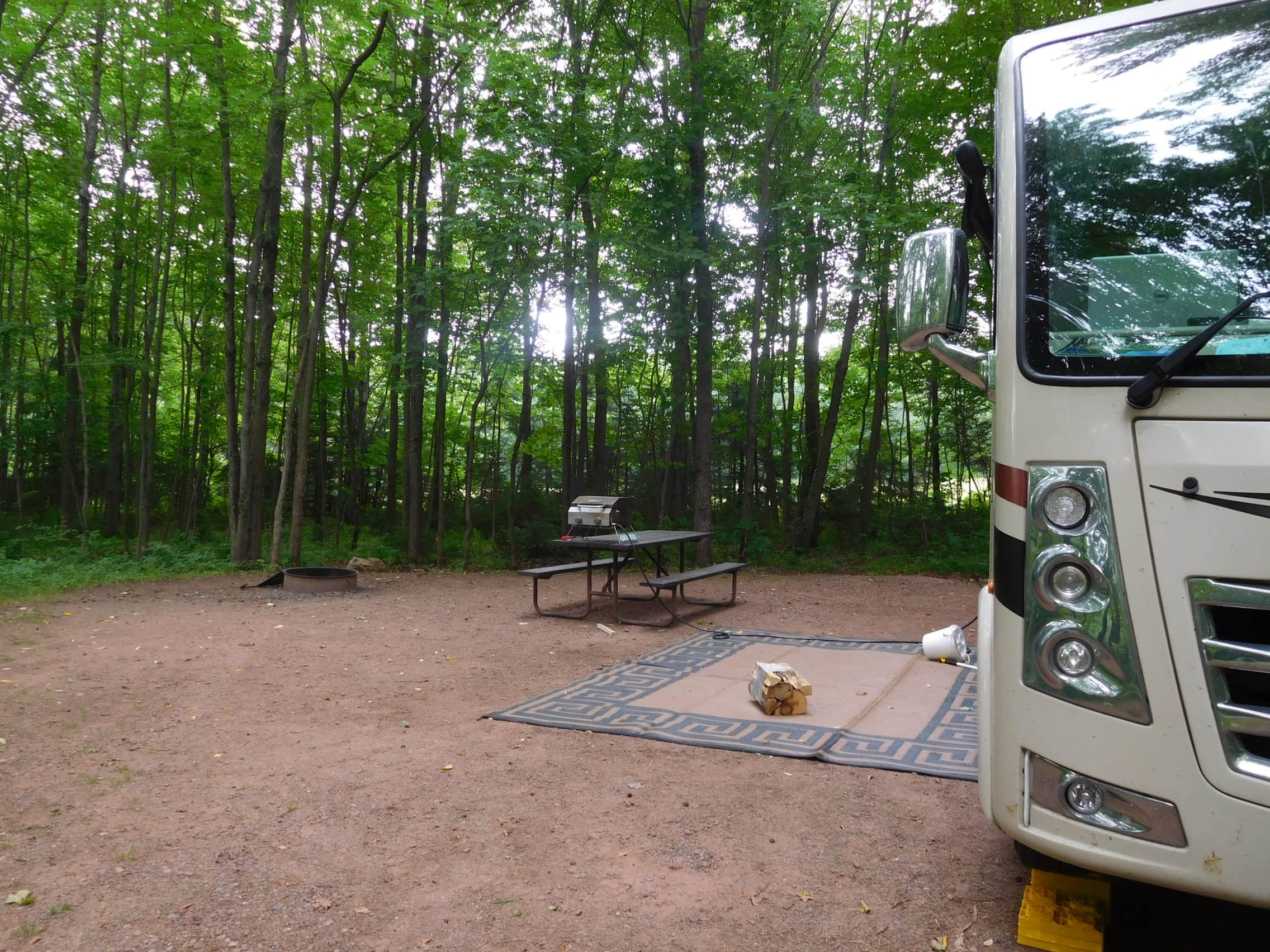 Debra M.'s photo of rv camping at Copper Falls State Park Campground near Phillips, WI