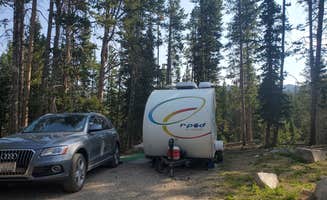 Angela G.'s photo of rv camping at Beartooth Lake near Silver Gate, MT
