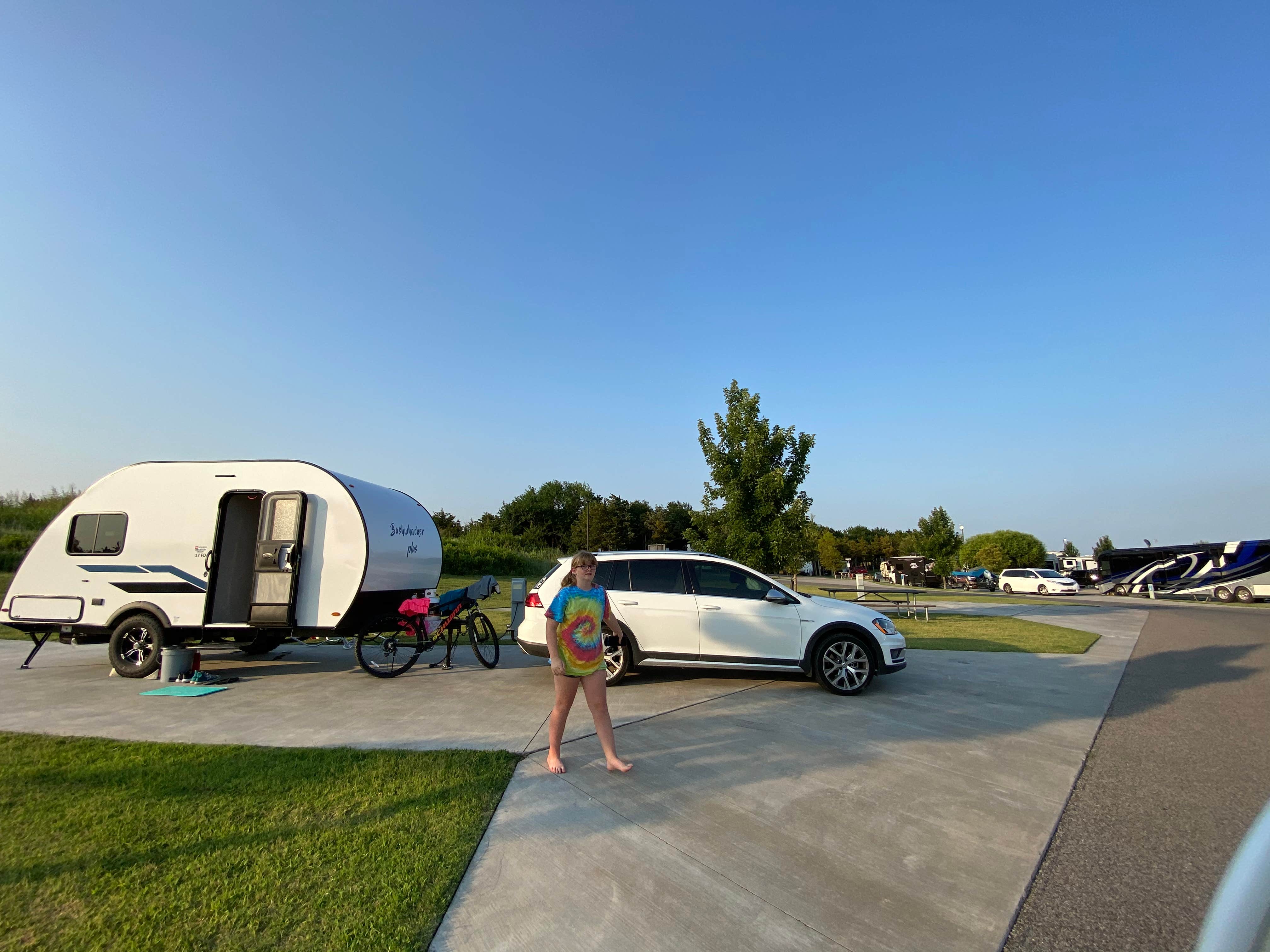 anna's photo of rv camping at Wanderlust Crossings RV Park near Hinton, OK