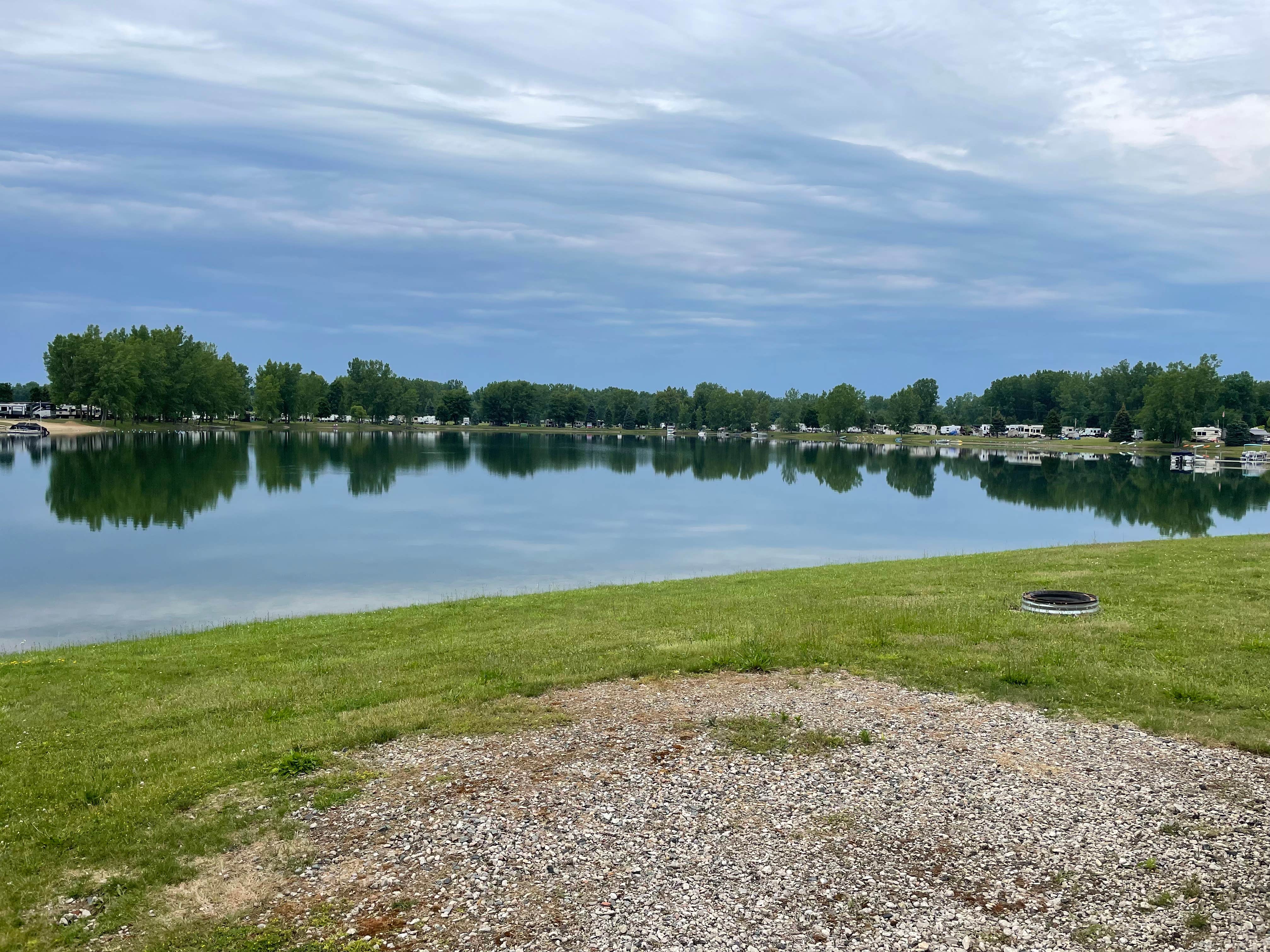 Haas Lake Park RV Campground New Hudson, MI