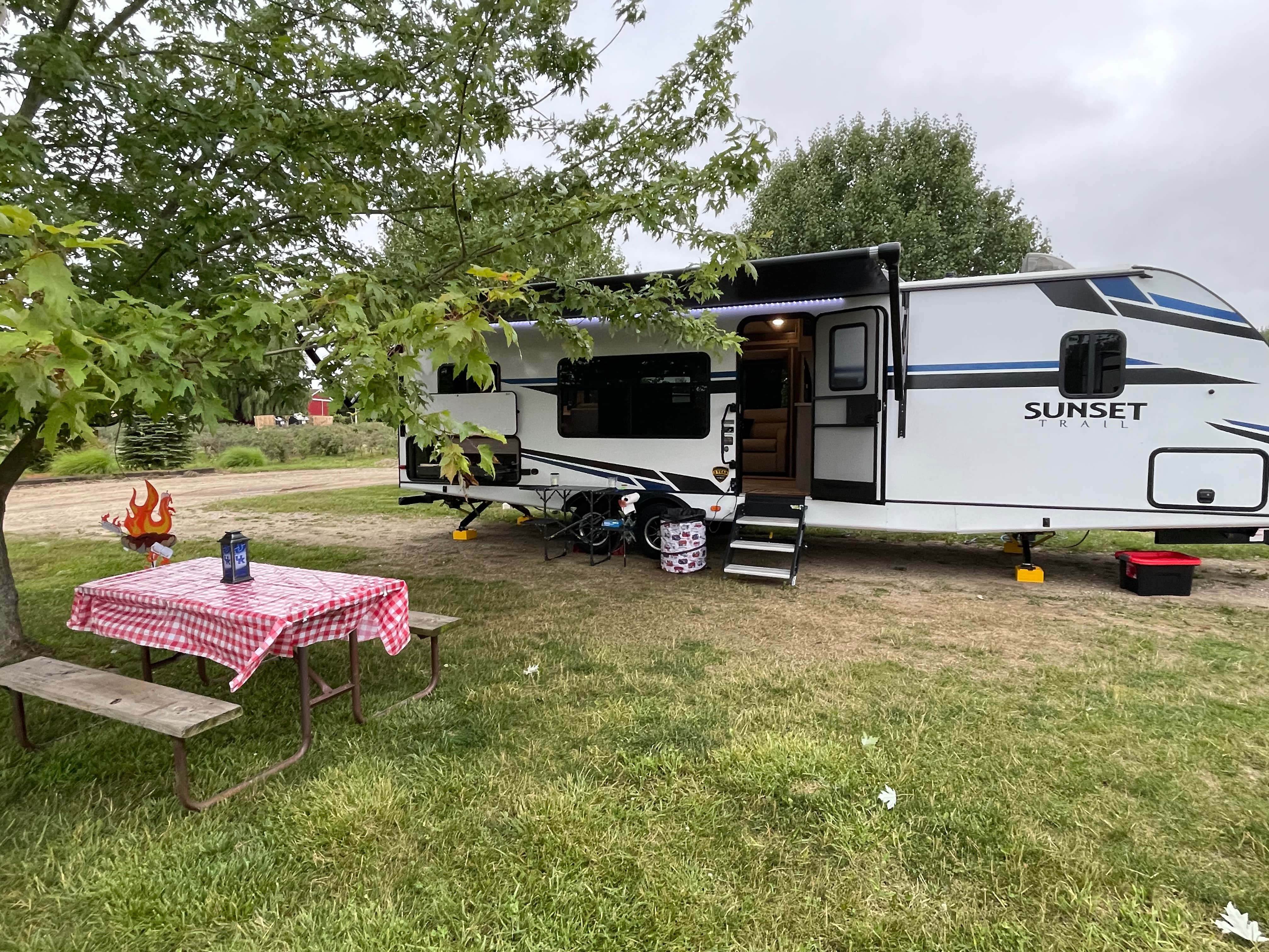 Bethany W.'s photo of rv camping at Covert/South Haven KOA Holiday near Berrien Springs, MI