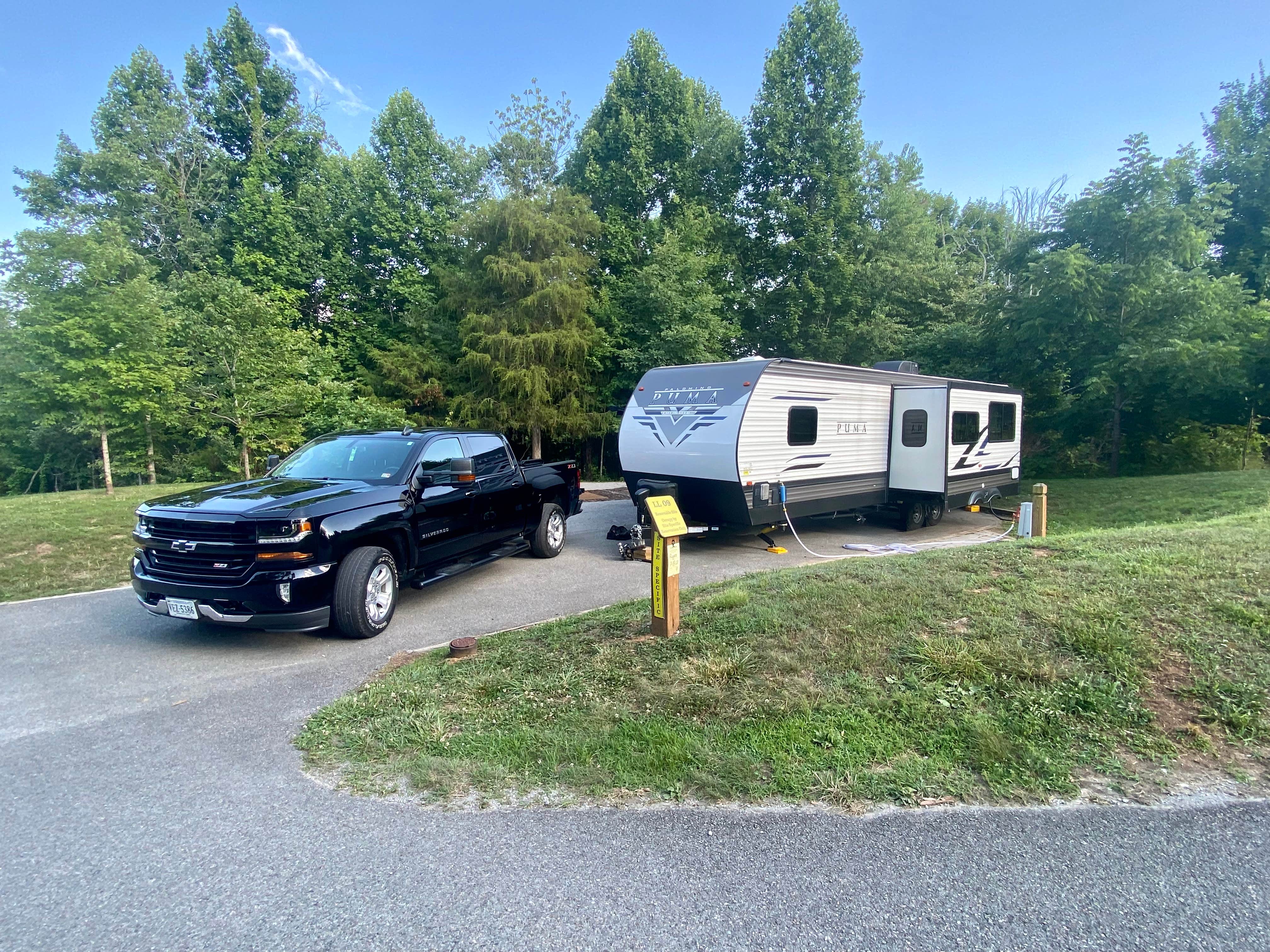 Camper submitted image from Natural Tunnel State Park Primitive Camping — Natural Tunnel State Park - 1