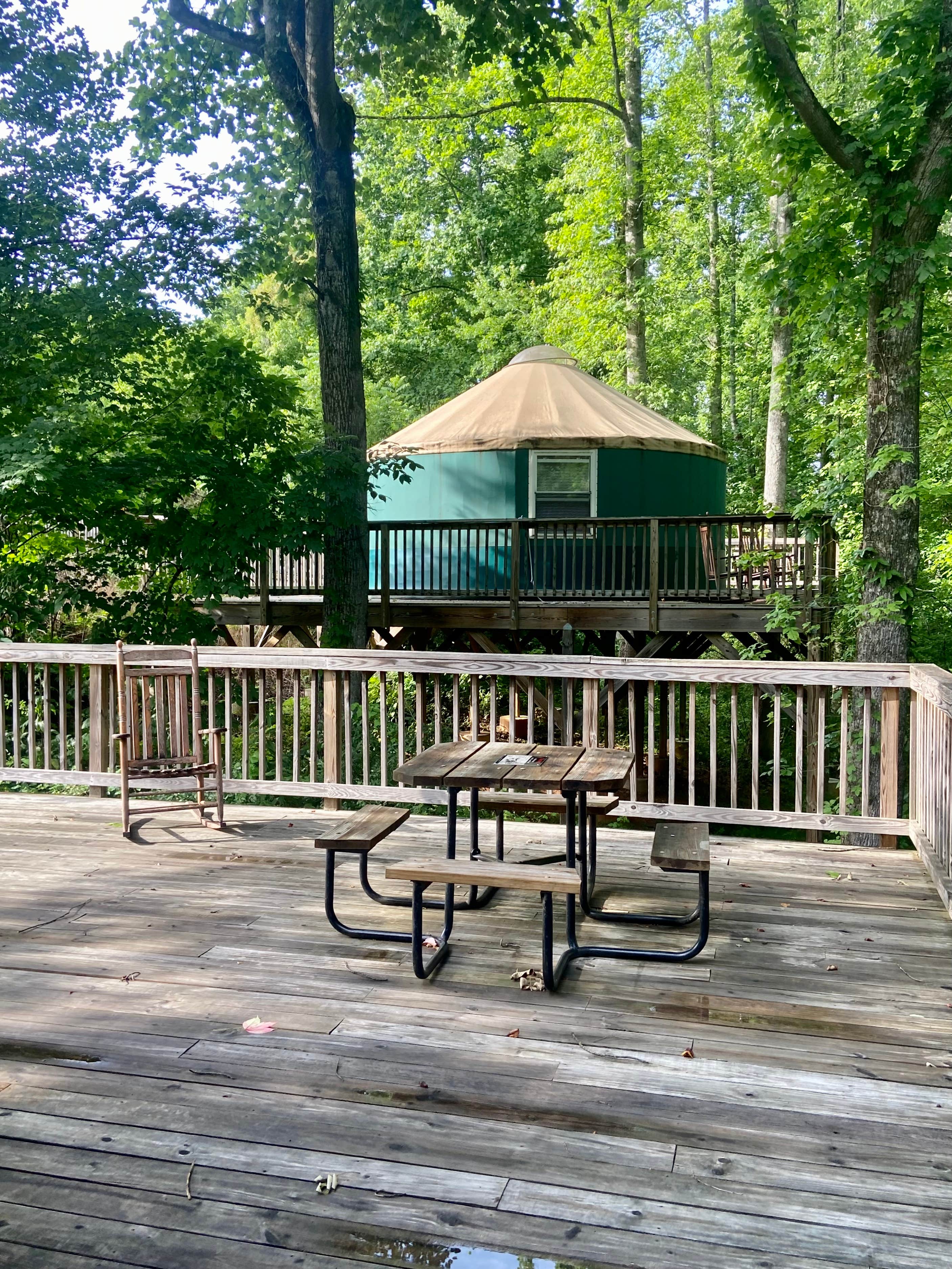 Camper submitted image from Natural Tunnel State Park Primitive Camping — Natural Tunnel State Park - 4