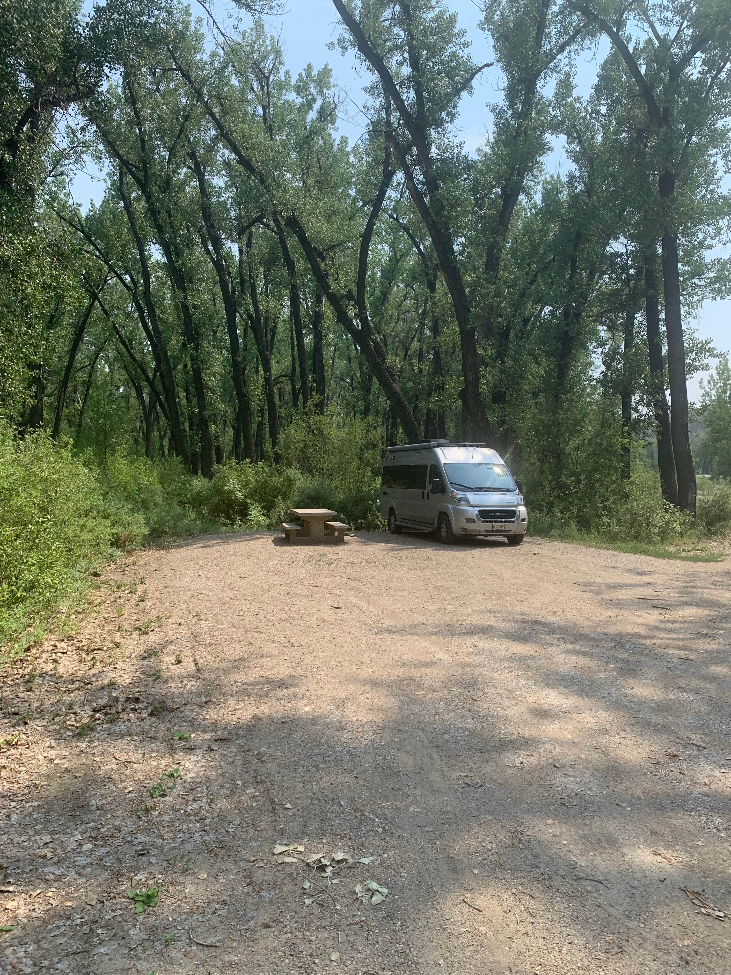 Camping near Antelope Creek: James Kipp Campground, Zortman, Montana