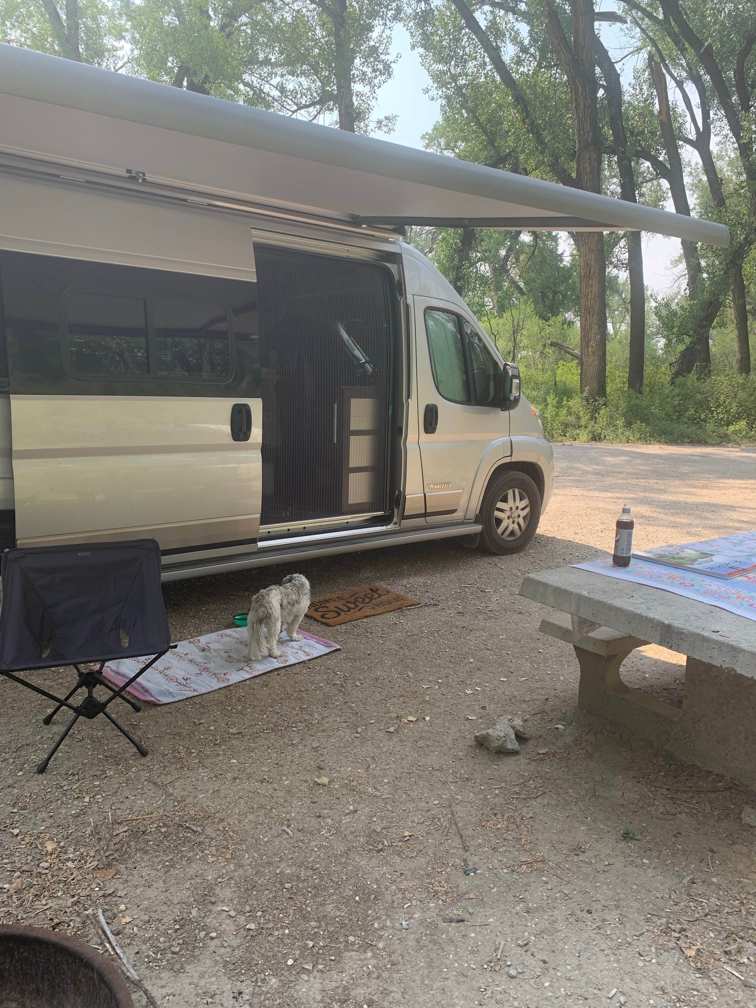 Karla's photo of rv camping at James Kipp Campground near Winifred, MT