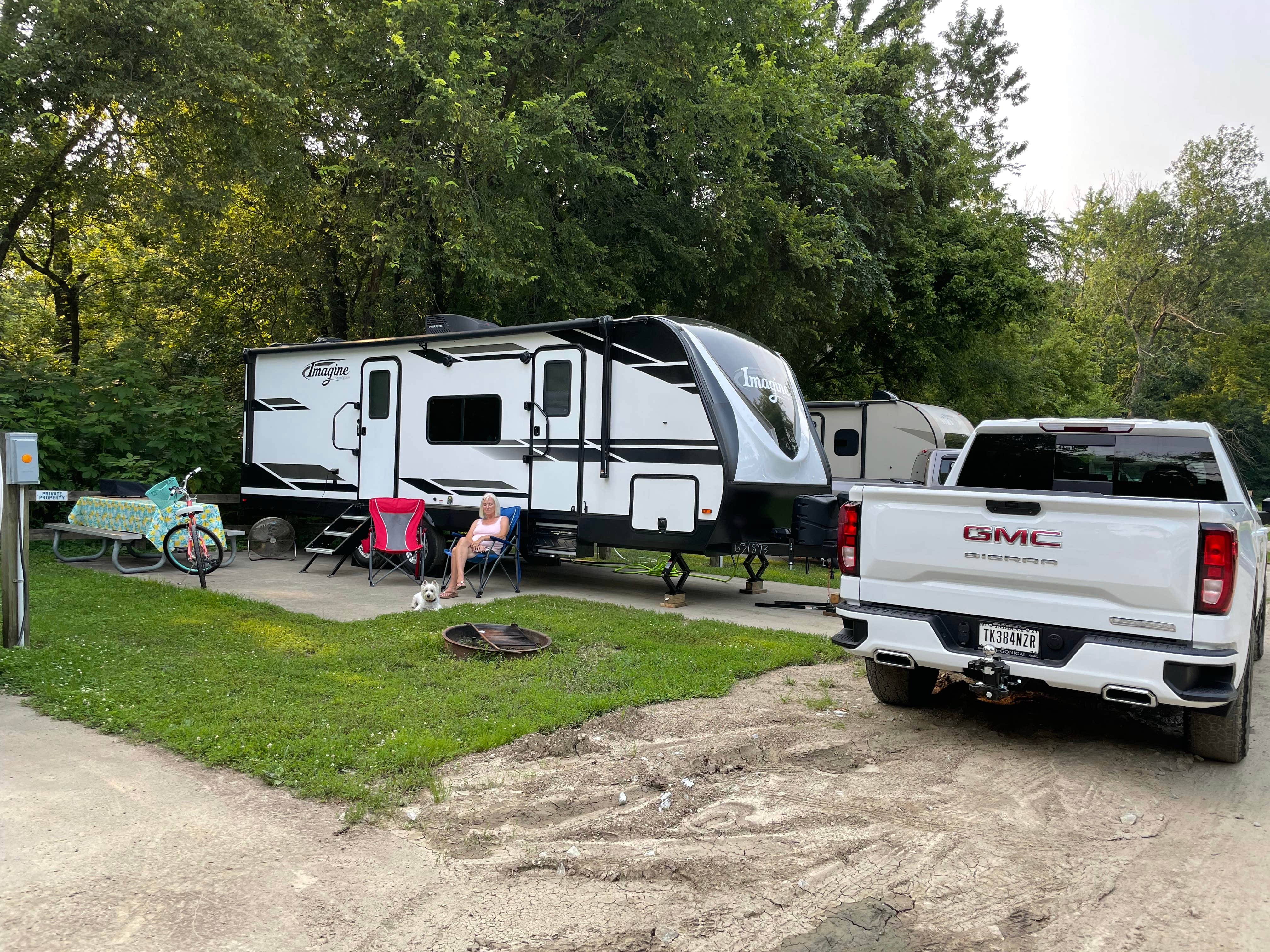 Arthur P.'s photo of rv camping at White River Campground near Clermont, IN