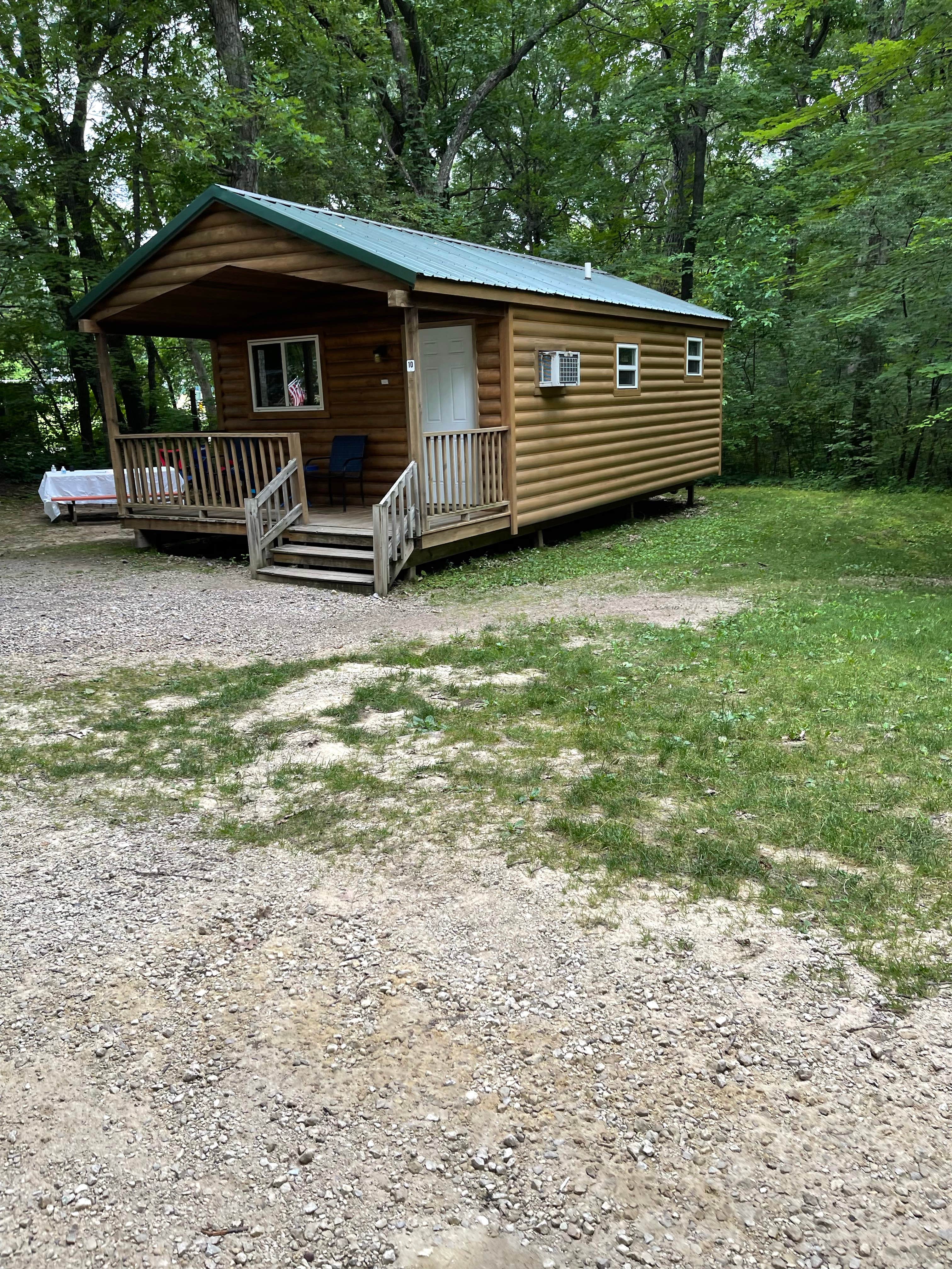 Joan's photo of a cabin at Fox Hill RV Park & Campground near Dane, WI