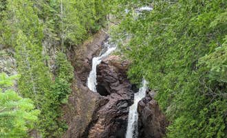 Camping near North Little Brule River, Superior Hiking Trail: Judge C. R. Magney State Park Campground, Grand Marais, Minnesota