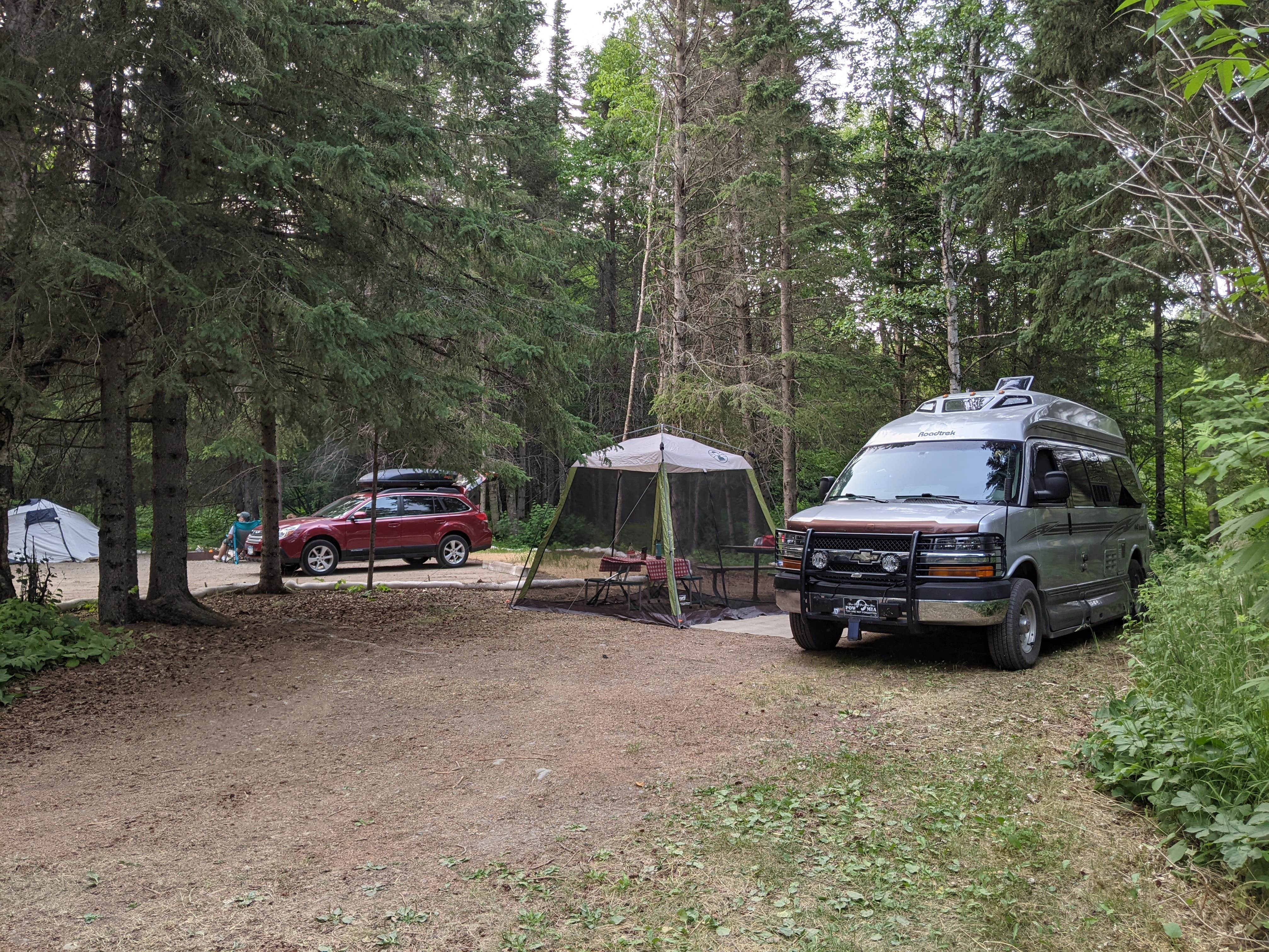 Ari A.'s photo of tent camping at Judge C. R. Magney State Park Campground near Grand Marais, MN