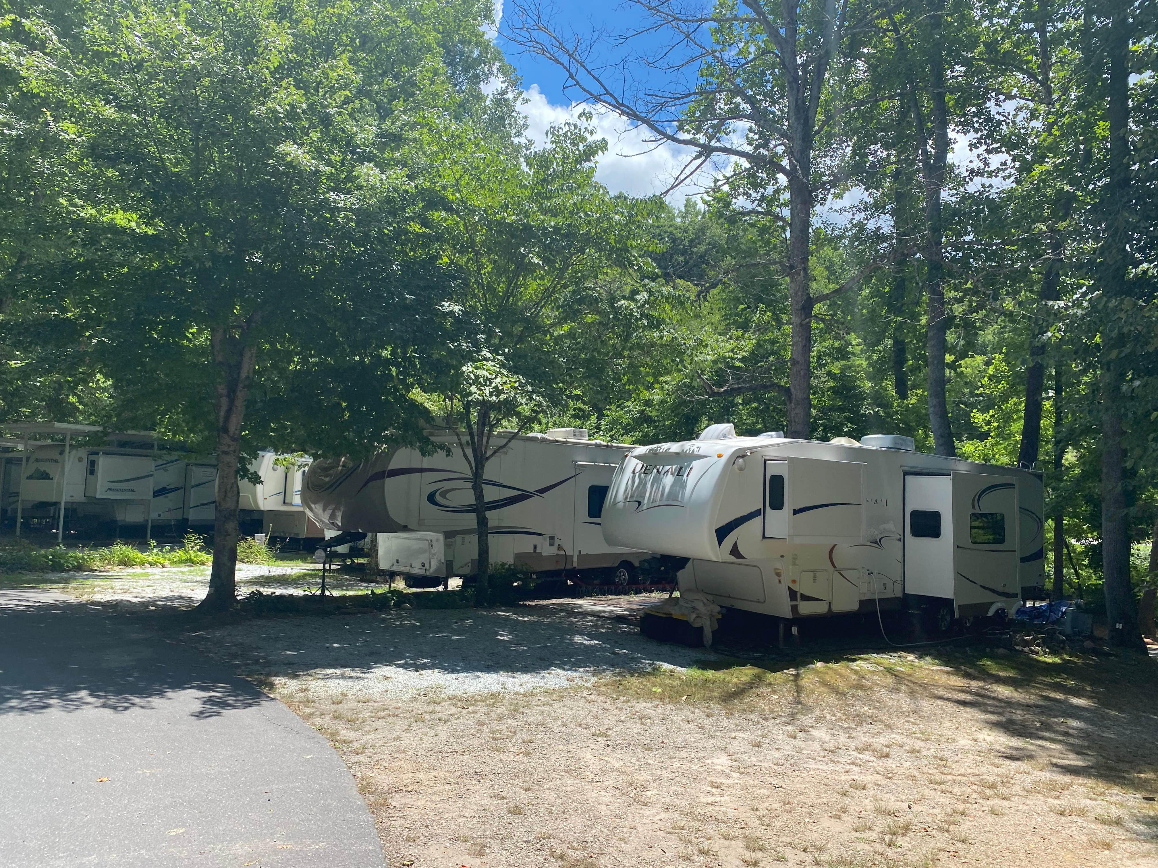 Asher K.'s photo at Old Corundum Millsite Campground near Franklin, NC