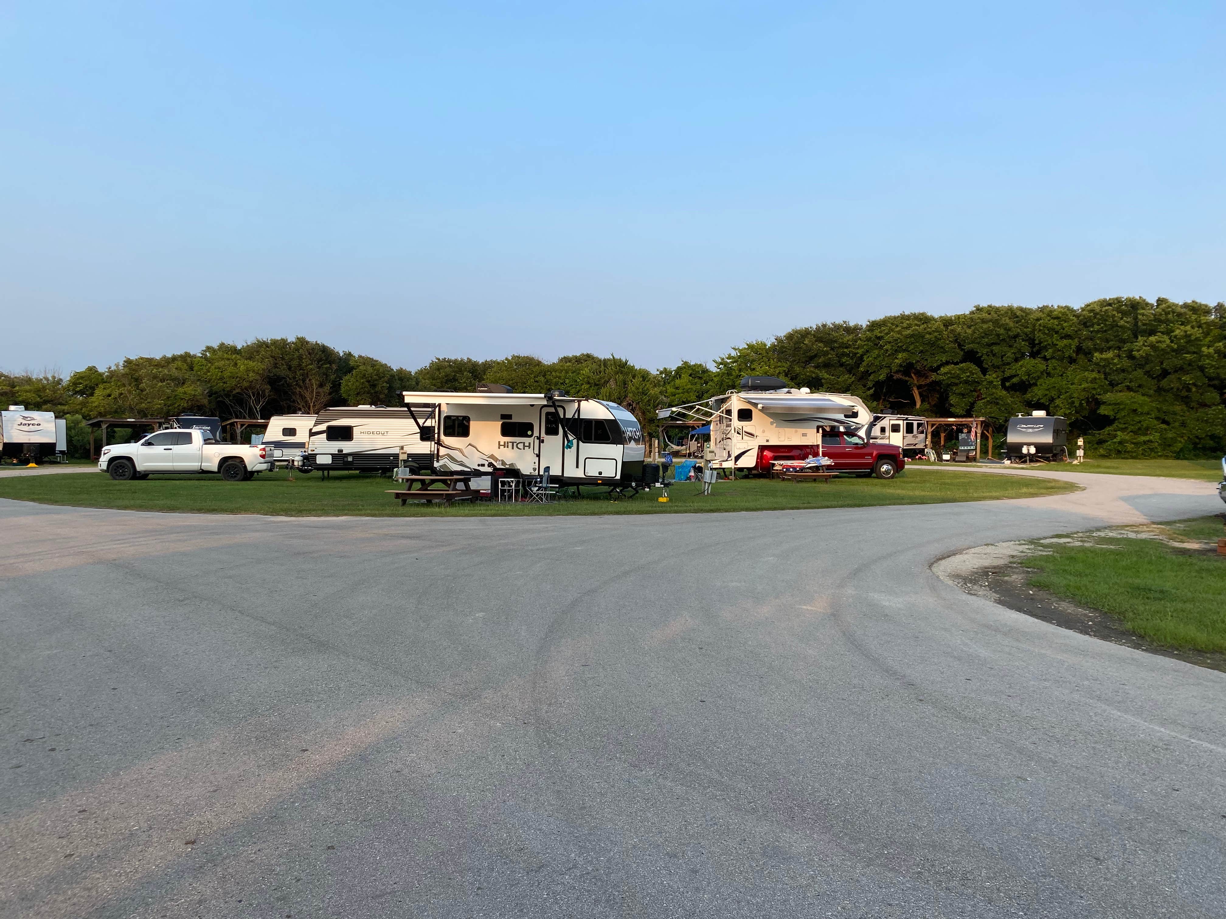 Joy B.'s photo of rv camping at Onslow Beach Campsites near Holly Ridge, NC