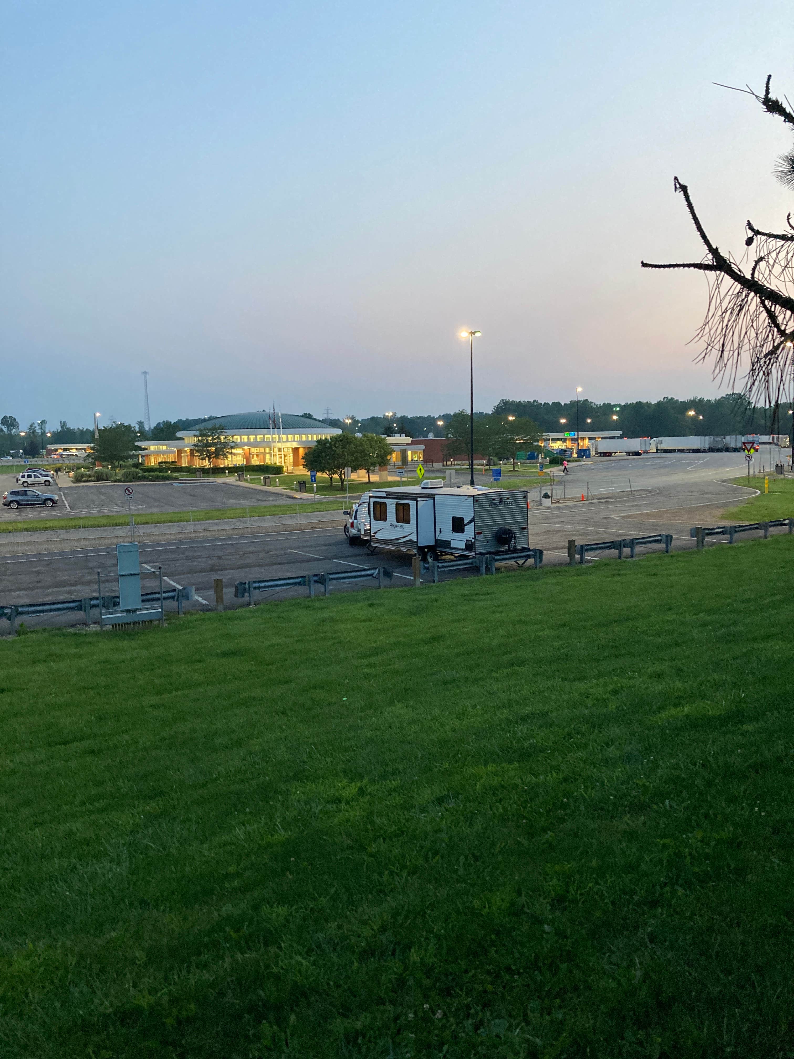 Camper-submitted photo at Service Plaza - Middle Ridge Overnight Parking near Oberlin, OH