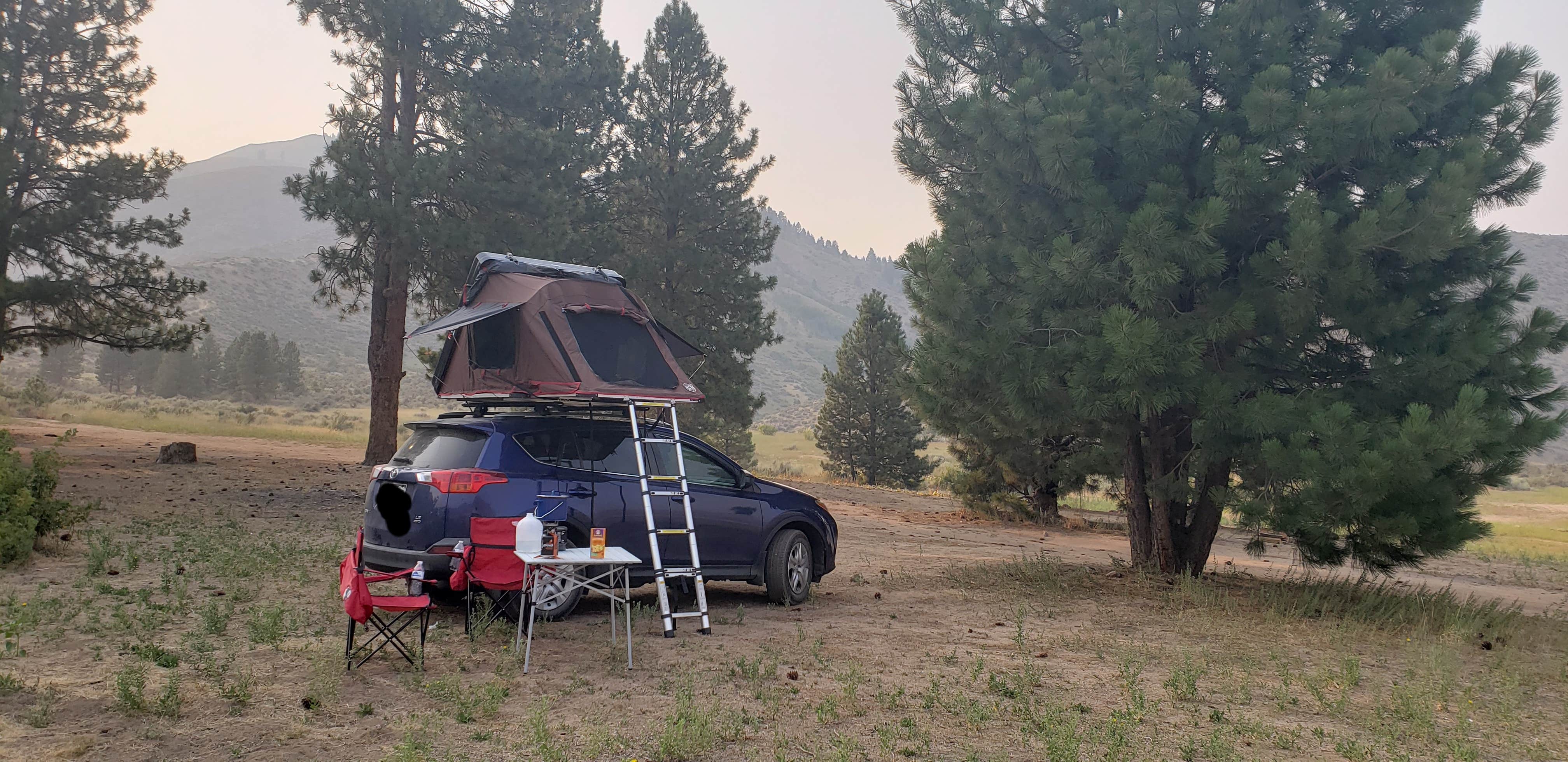 Caley M.'s photo of a dispersed camping area at Arrowrock Reservoir Dispersed near Corral, ID