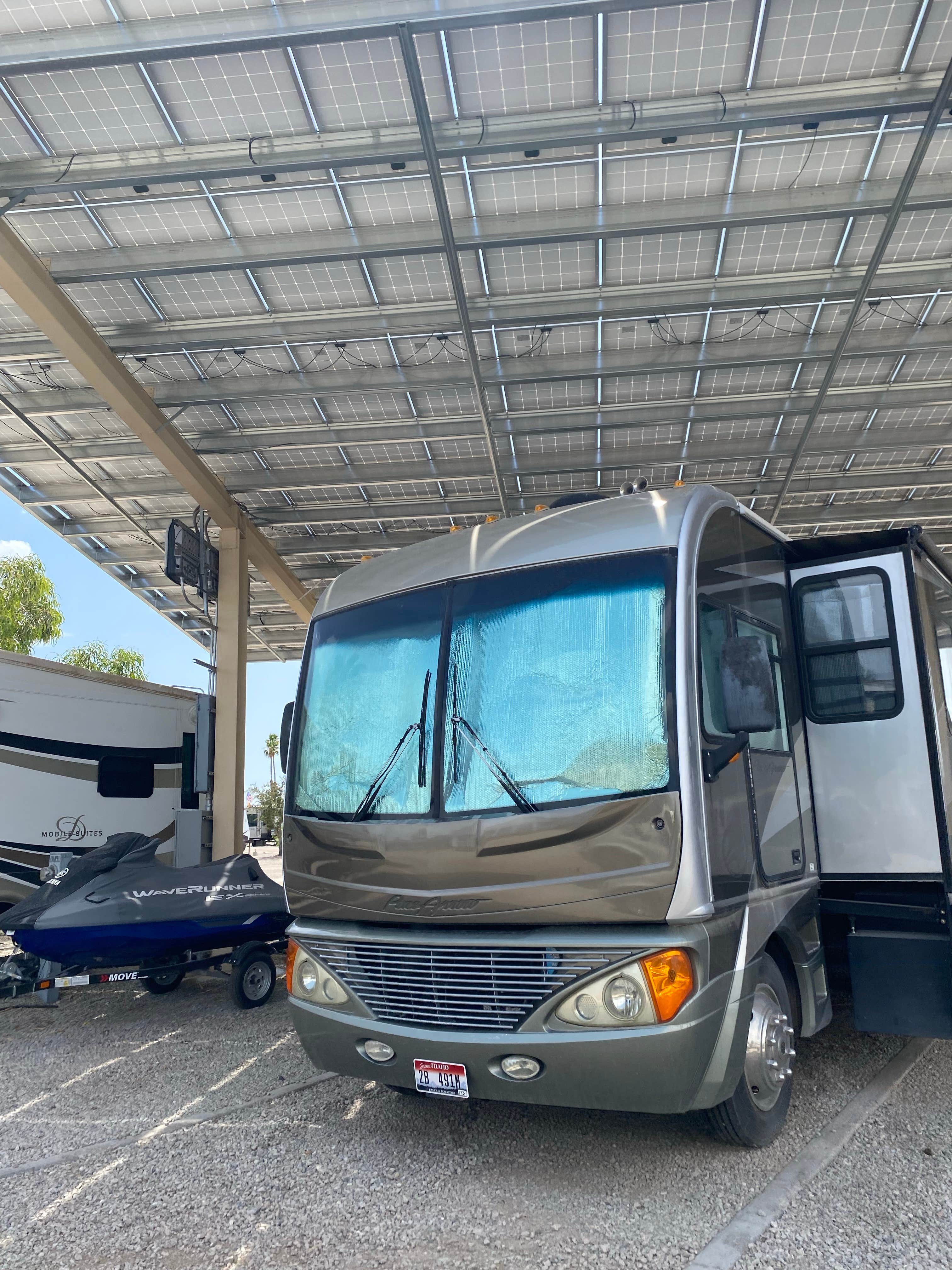 Brittney  C.'s photo of rv camping at Arizona Oasis RV Resort near Parker, AZ