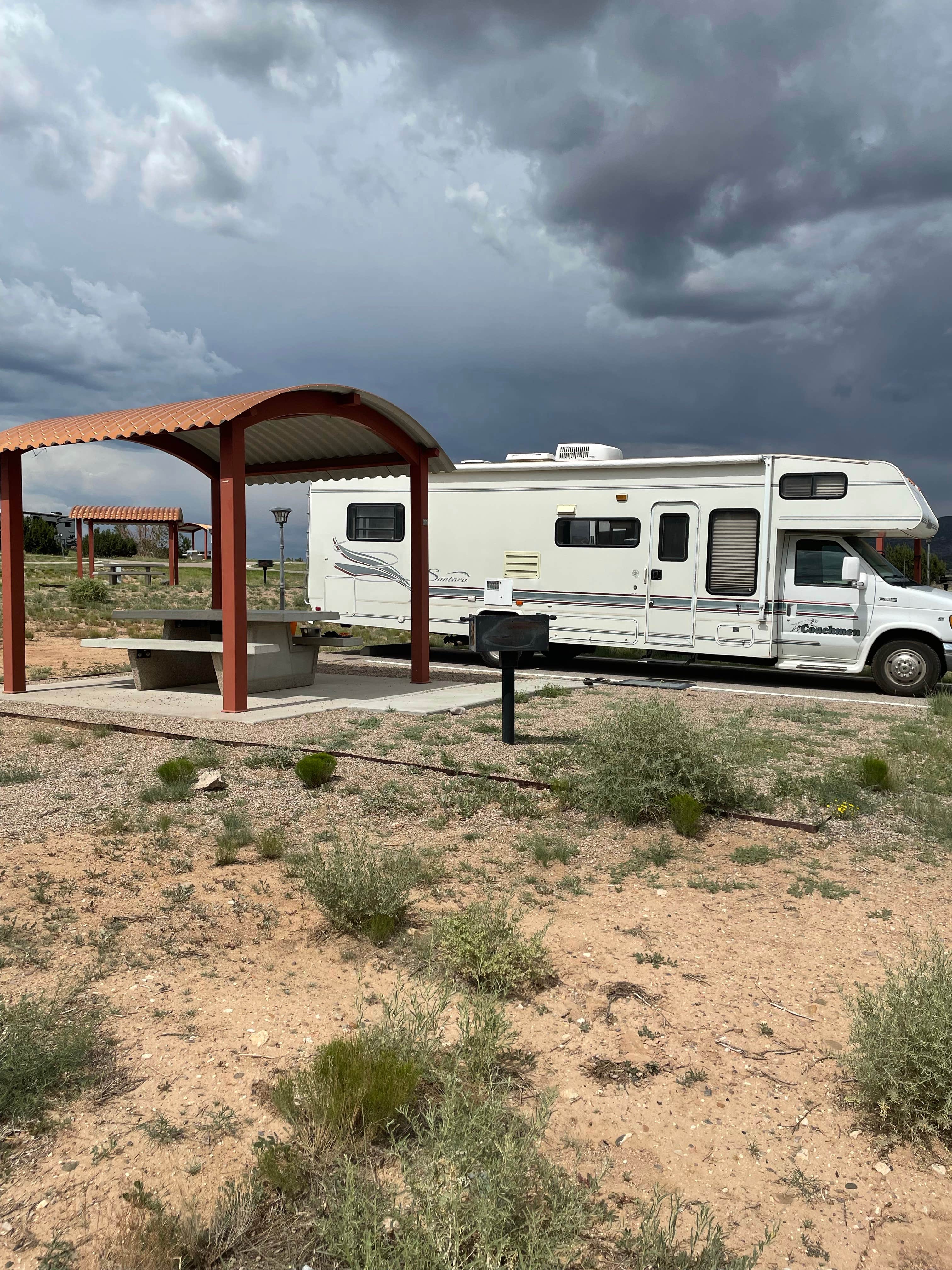 Katriza L.'s photo of rv camping at Cochiti Recreation Area near Santa Fe, NM
