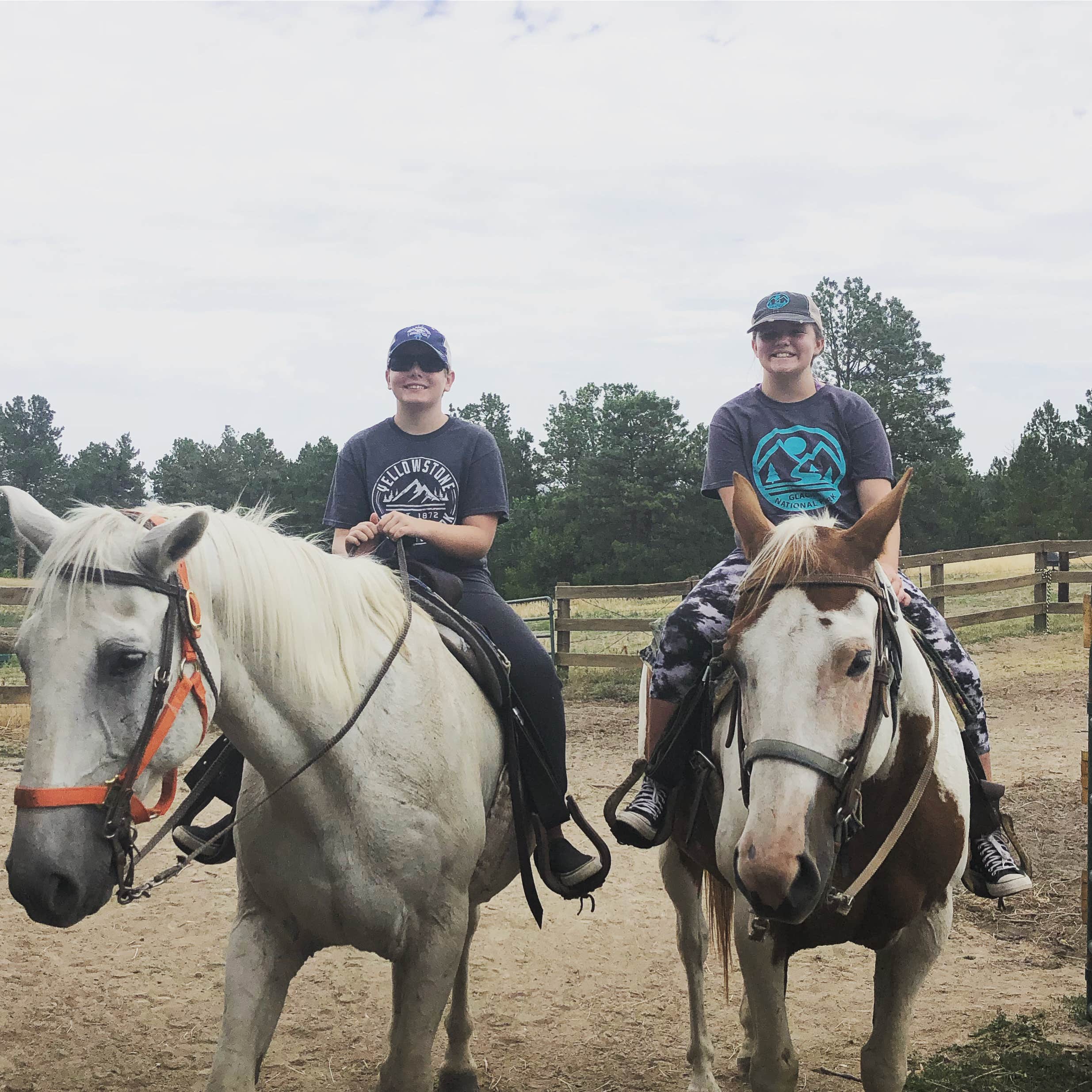 Erin A.'s photo of camping with a horse at Chadron State Park Campground near Crawford, NE