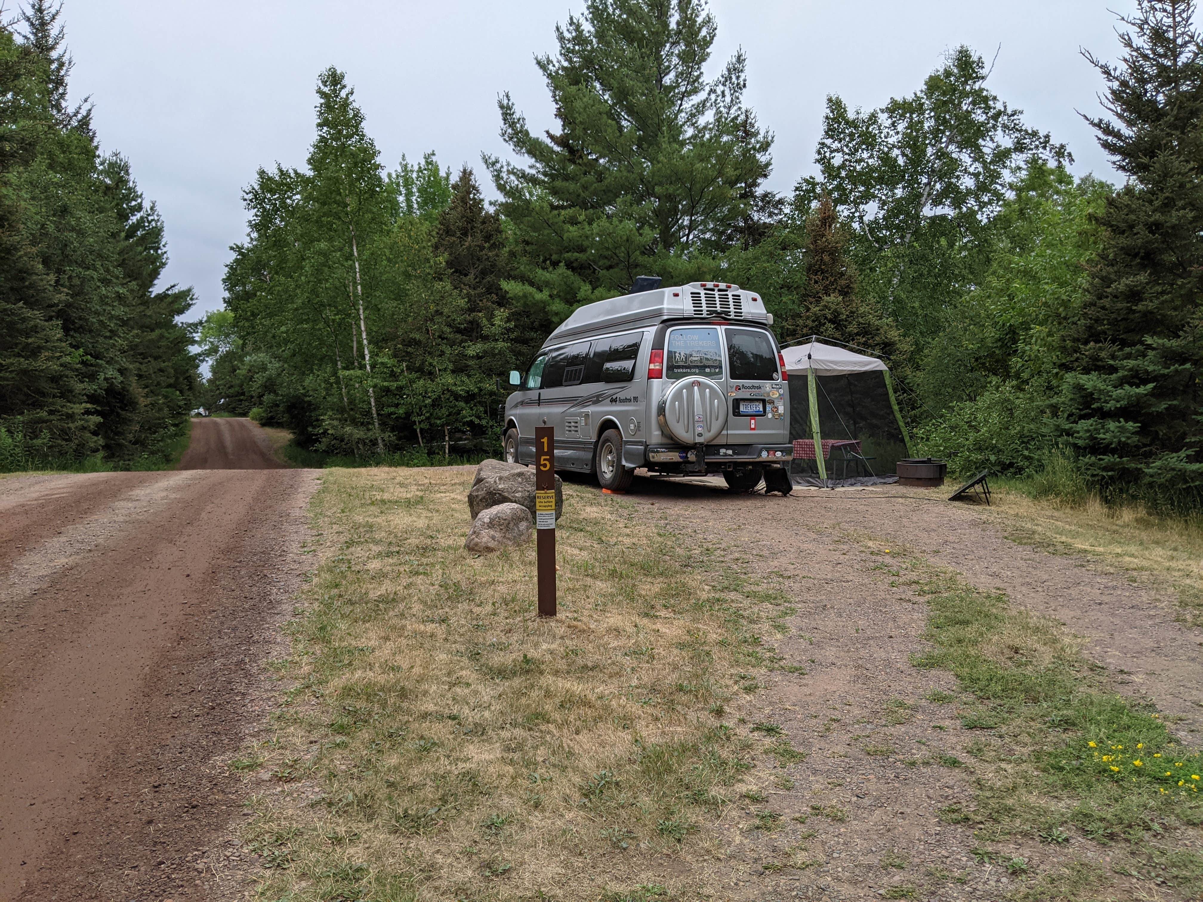 Ari A.'s photo of rv camping at Gooseberry Falls State Park Campground near Finland, MN