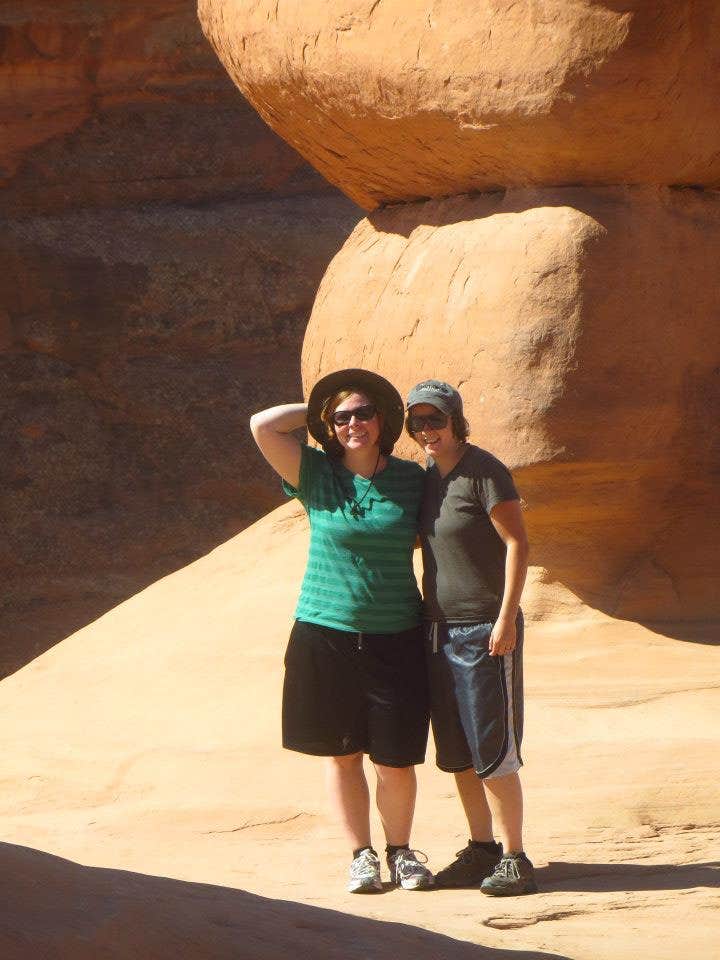 Camper submitted image from Fisher Towers Campground - 4