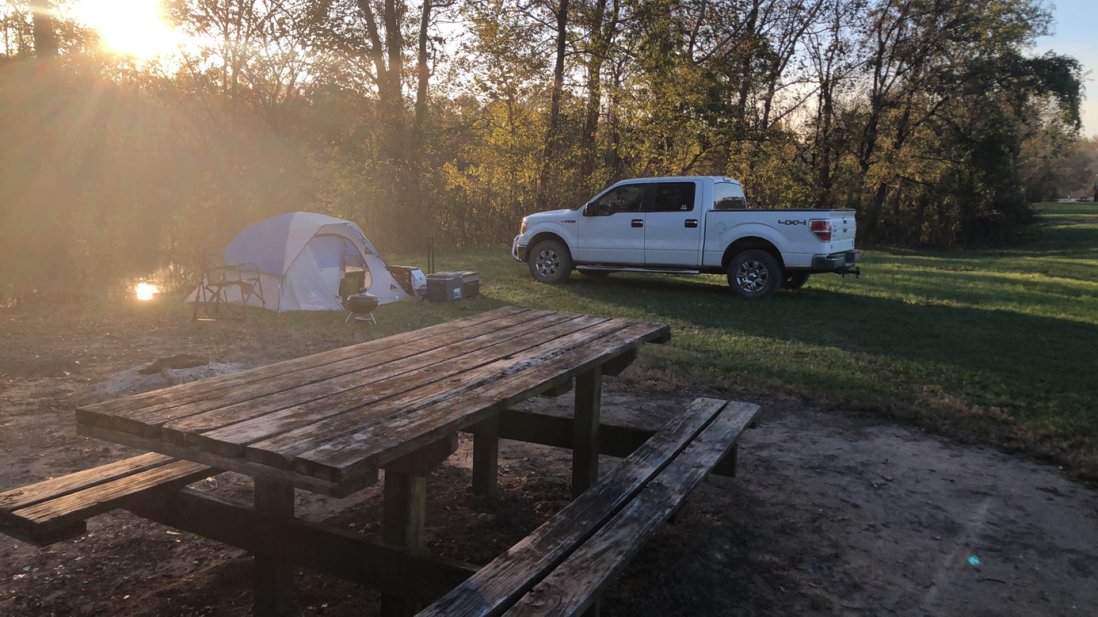 Camper submitted image from Richard K. Yancy Sand Levee Campground - 4