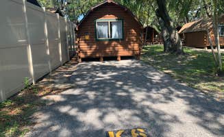 Jason F.'s photo of a cabin at St. Petersburg-Madeira Beach KOA Holiday near Lutz, FL