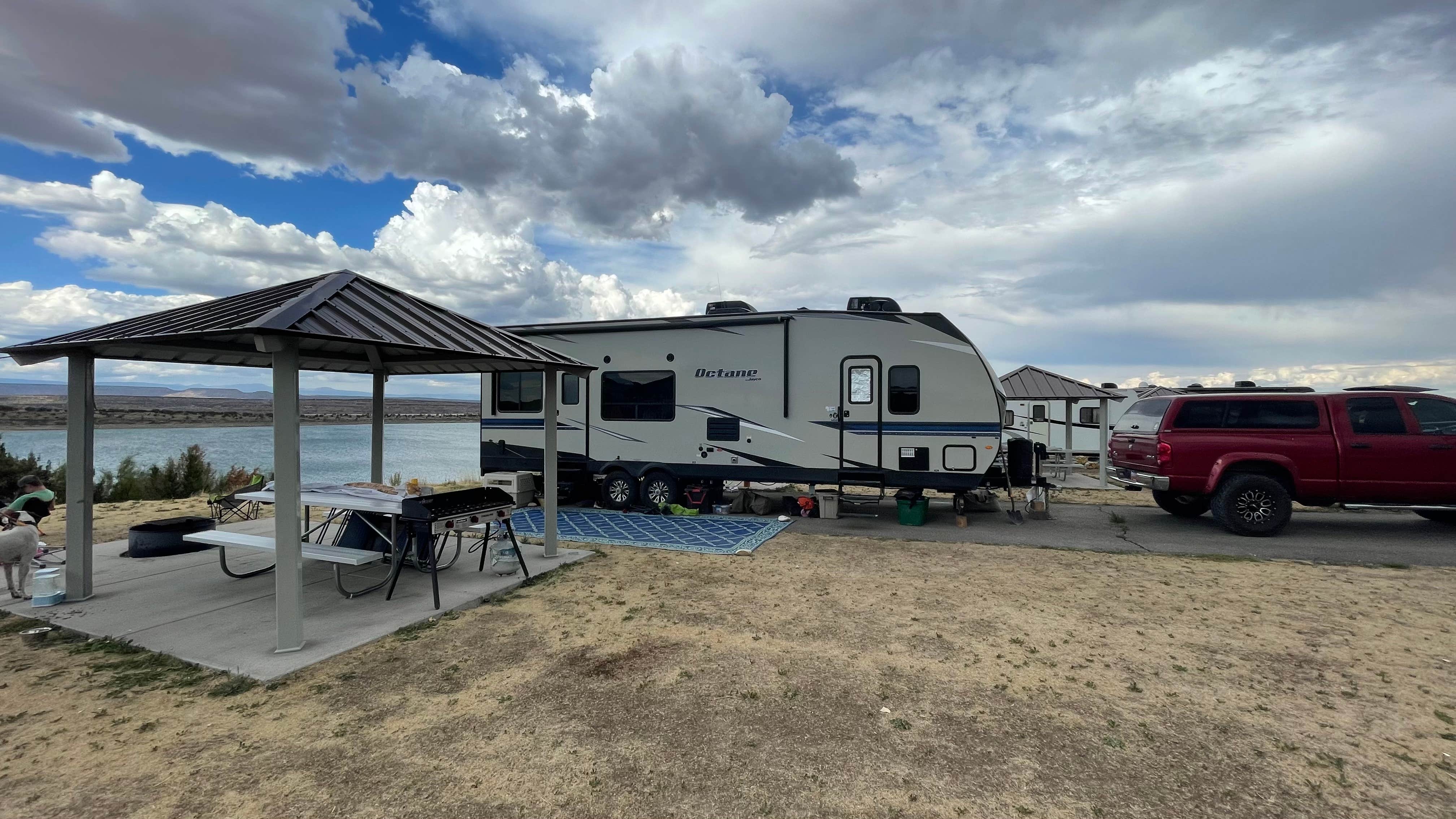Shad G.'s photo of rv camping at Mountain View Campground — Fred Hayes State Park at Starvation near Roosevelt, UT
