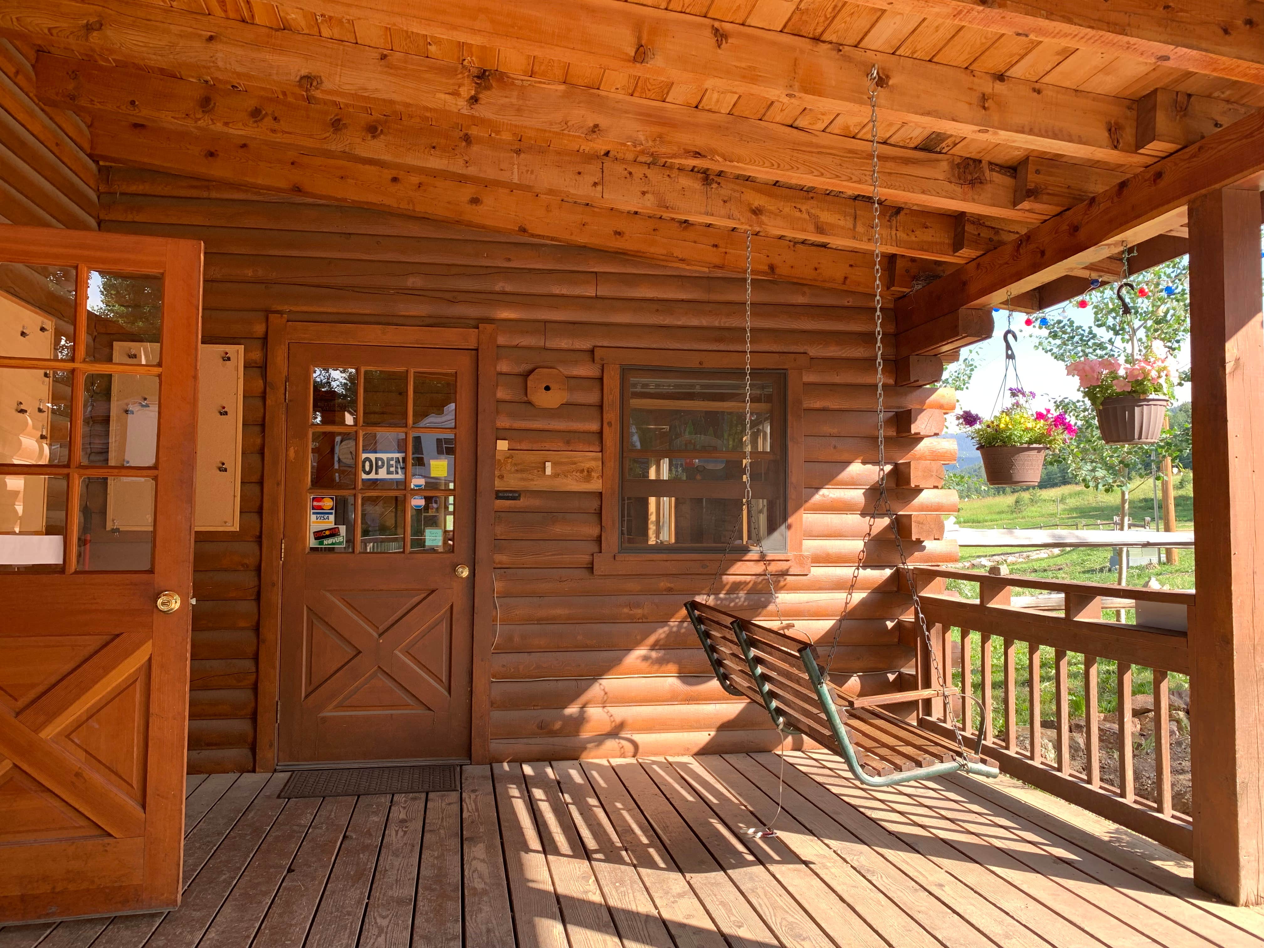 Vanessa's photo of glamping accommodations at Aspen Acres Campground near PSICC