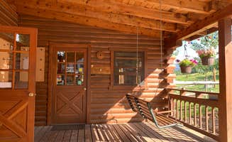 Vanessa's photo of a cabin at Aspen Acres Campground near Aguilar, CO