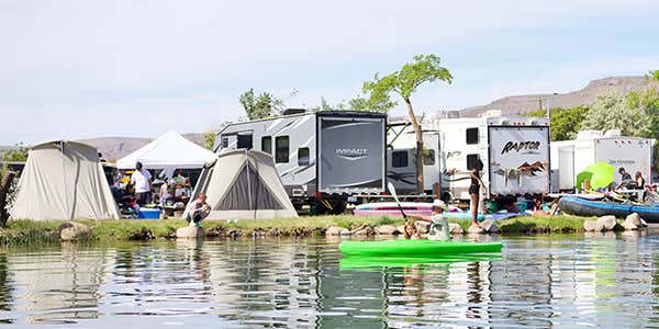 Blue Lake Resort's photo of rv camping at Blue Lake Resort near Coulee City, WA