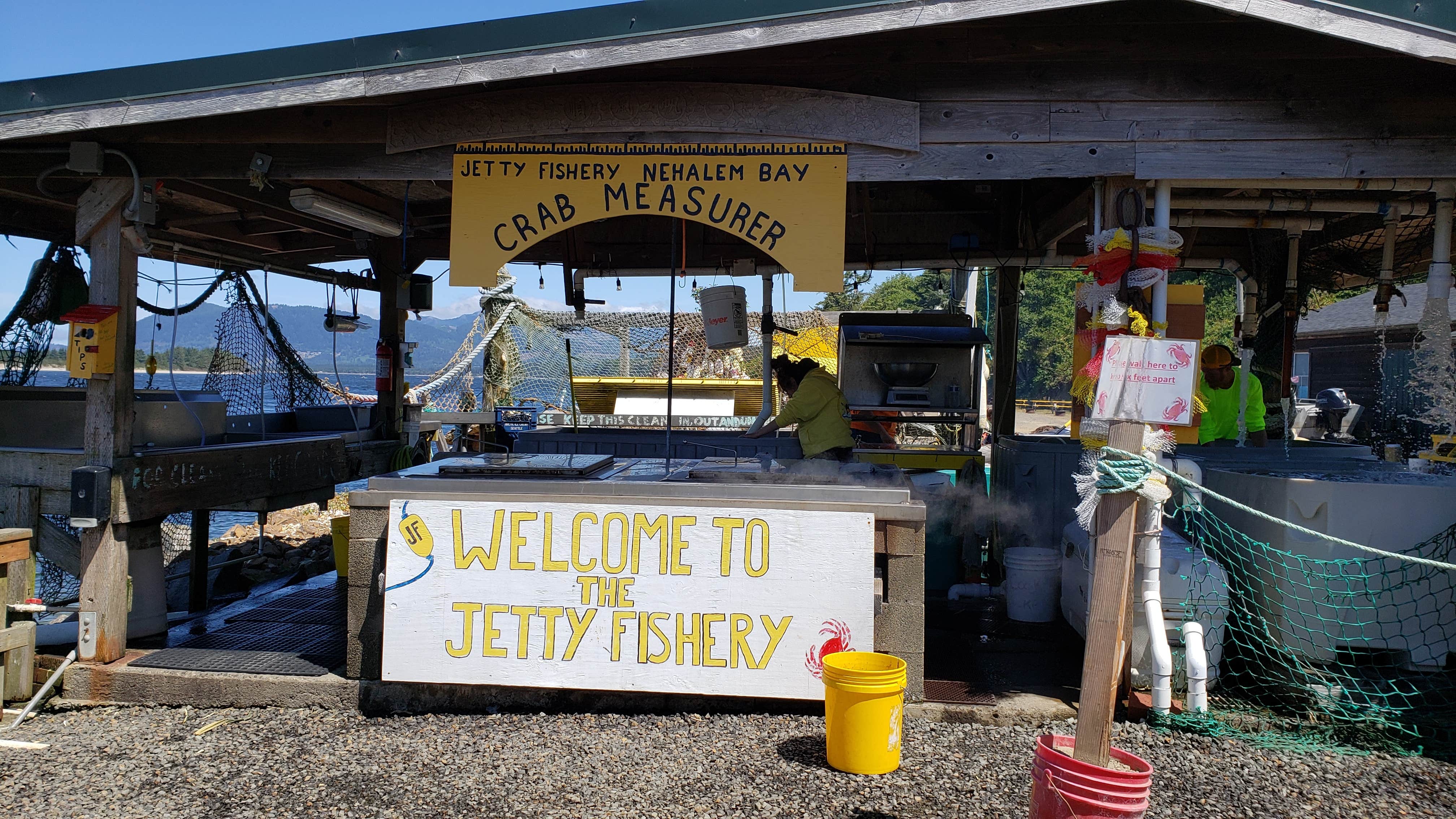 Camper-submitted photo at Jetty Fishery Marina & RV Park near Nehalem, OR