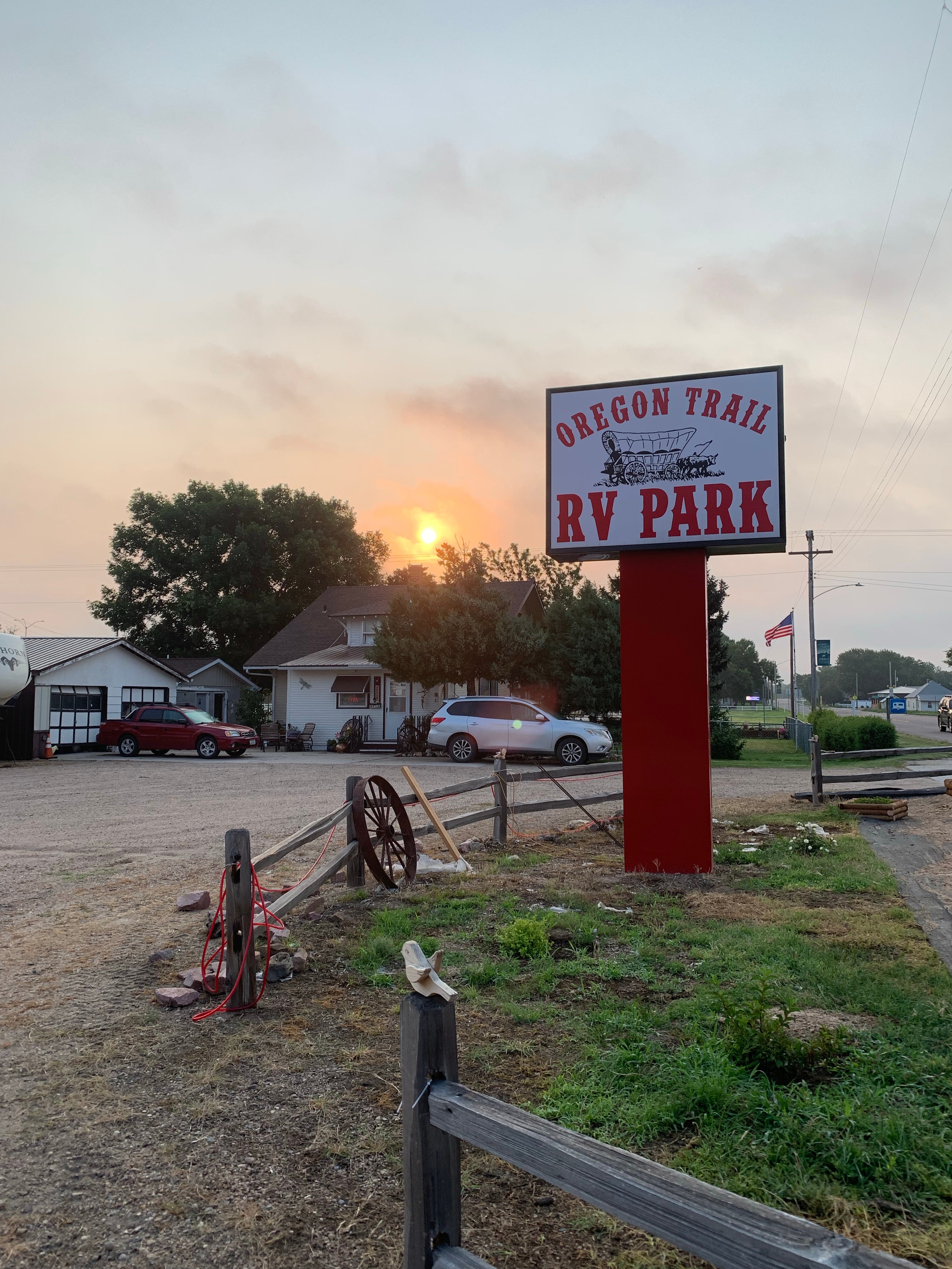 Camper submitted image from Oregon Trail RV Park (formerly The Wheel inn Rv Park) - 1
