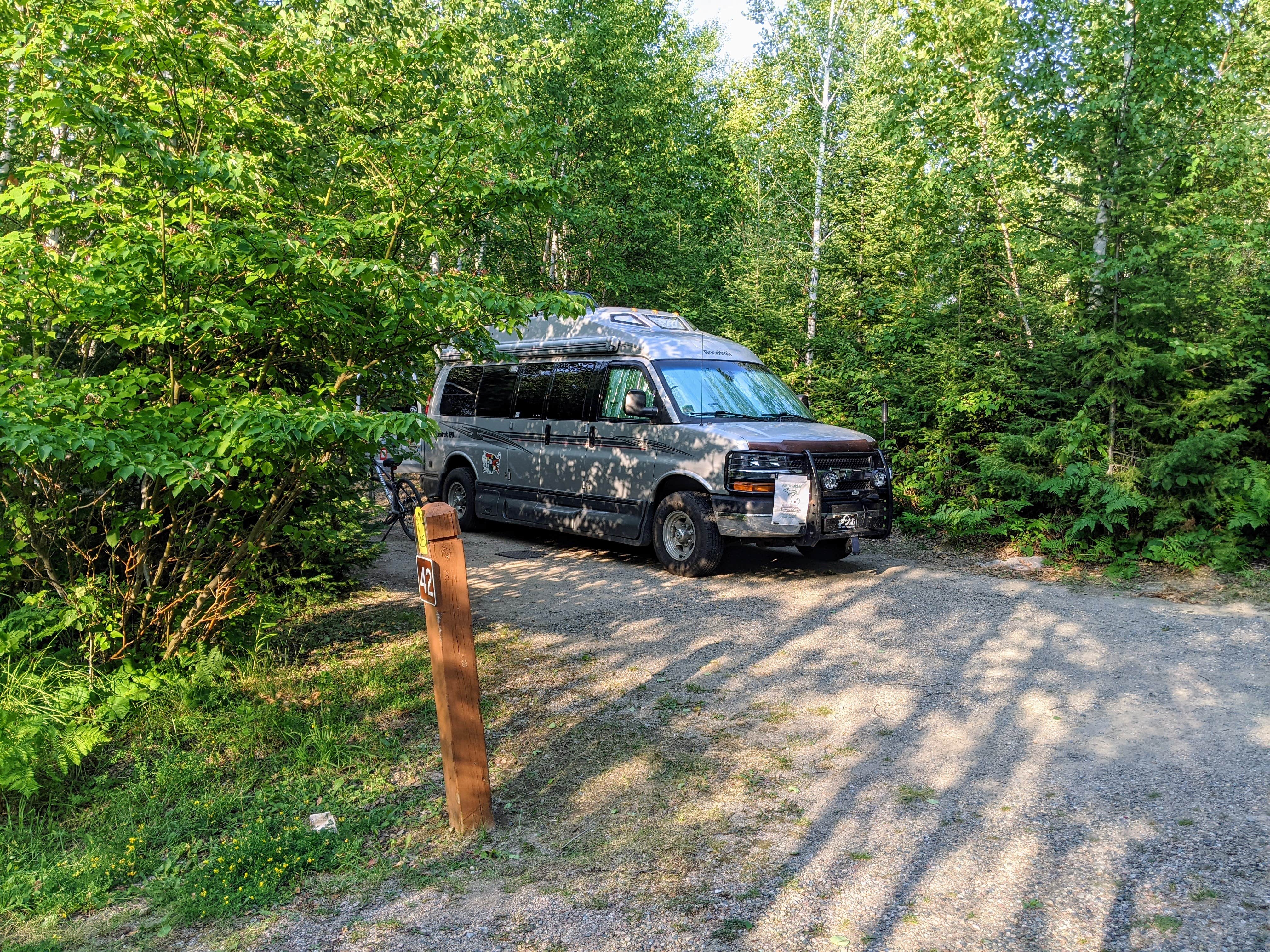 Ari A.'s photo of rv camping at Superior National Forest Fall Lake Campground near Tower, MN