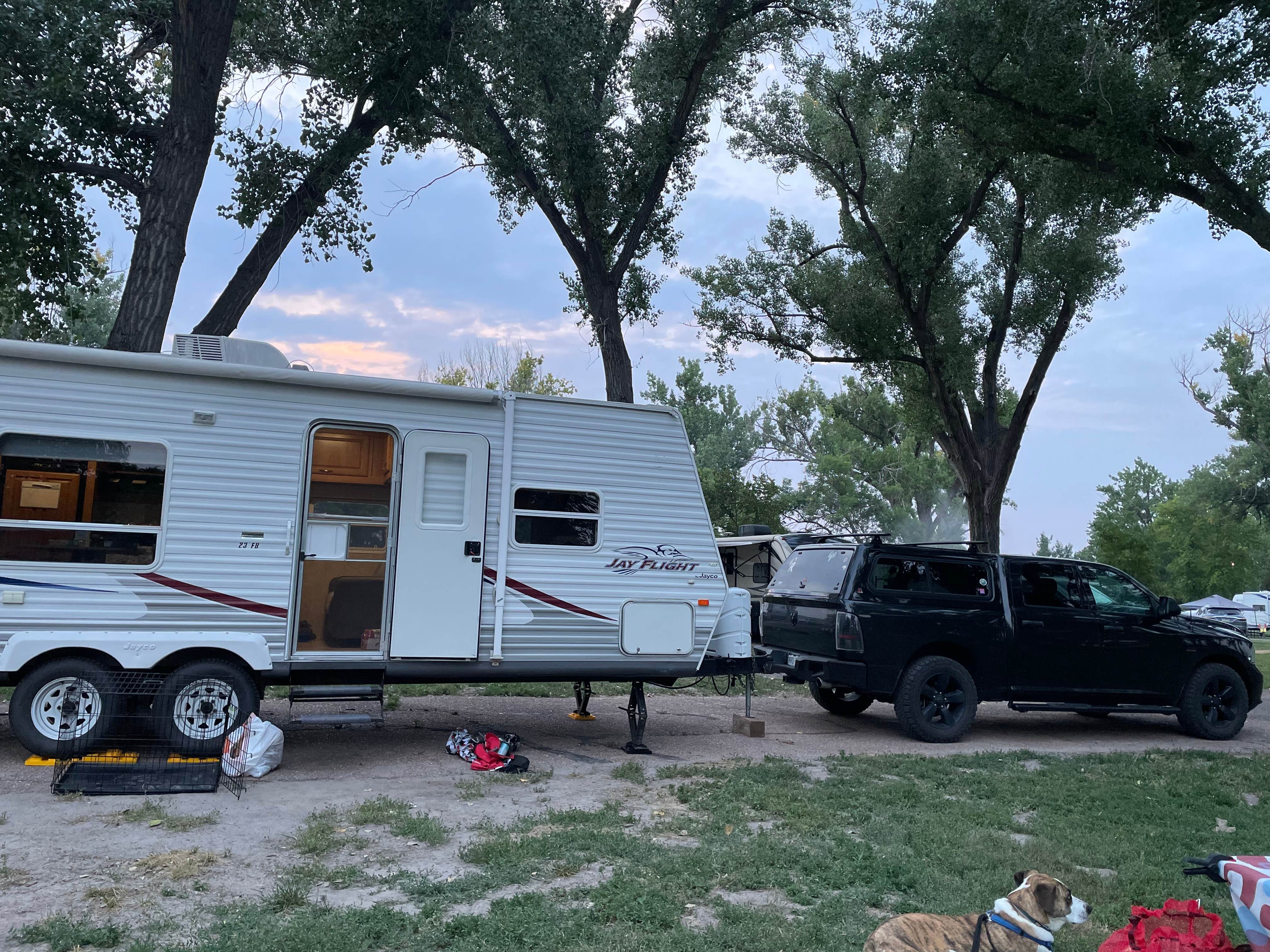 Tracey C.'s photo of rv camping at Lake Ogallala State Recreation Area Campground near Big Springs, NE