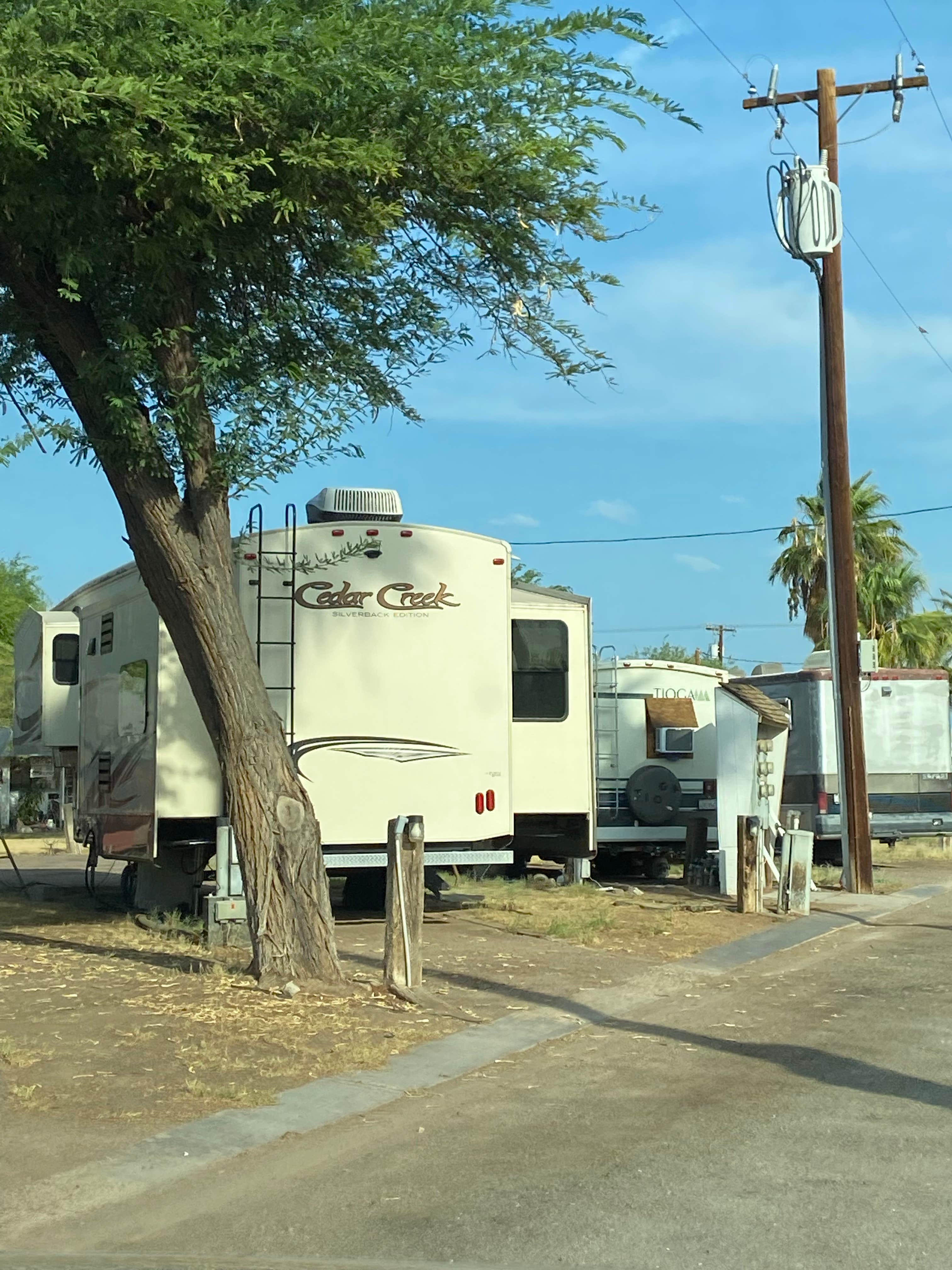 Camper-submitted photo at Villa Verde RV & Mobile Park near Cibola, AZ