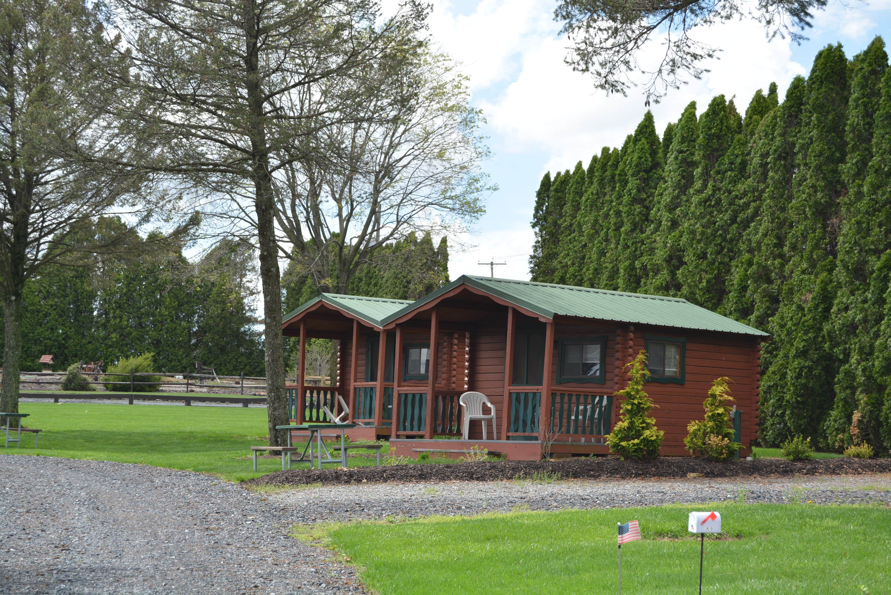 Nancy W.'s photo of a cabin at Pine Hill RV Park near Middleport, PA