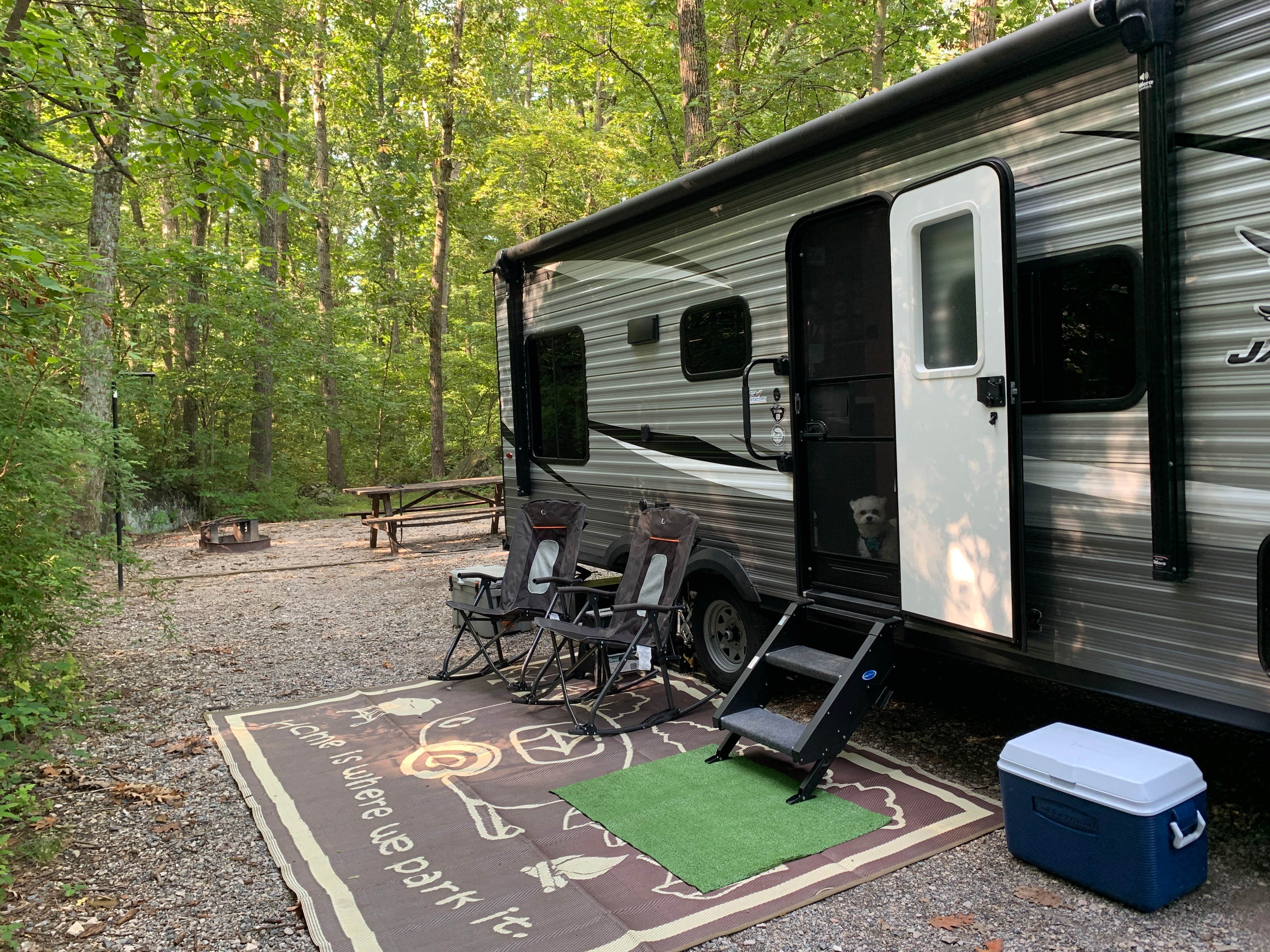 Laure D.'s photo of rv camping at Gifford Pinchot State Park Campground near York Springs, PA