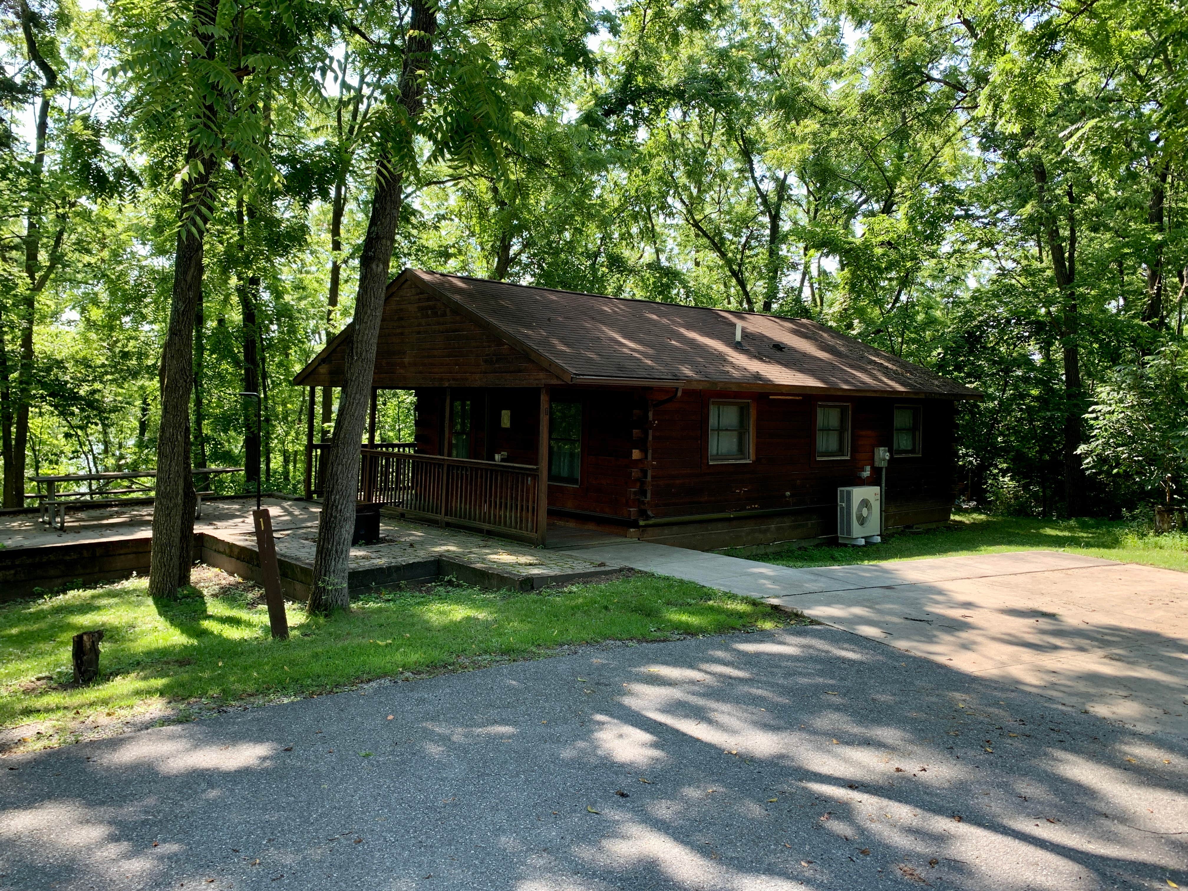 Laure D.'s photo of glamping accommodations at Gifford Pinchot State Park Campground near Towson, MD