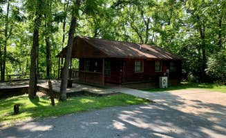 Laure D.'s photo of glamping accommodations at Gifford Pinchot State Park Campground near Lutherville Timonium, MD