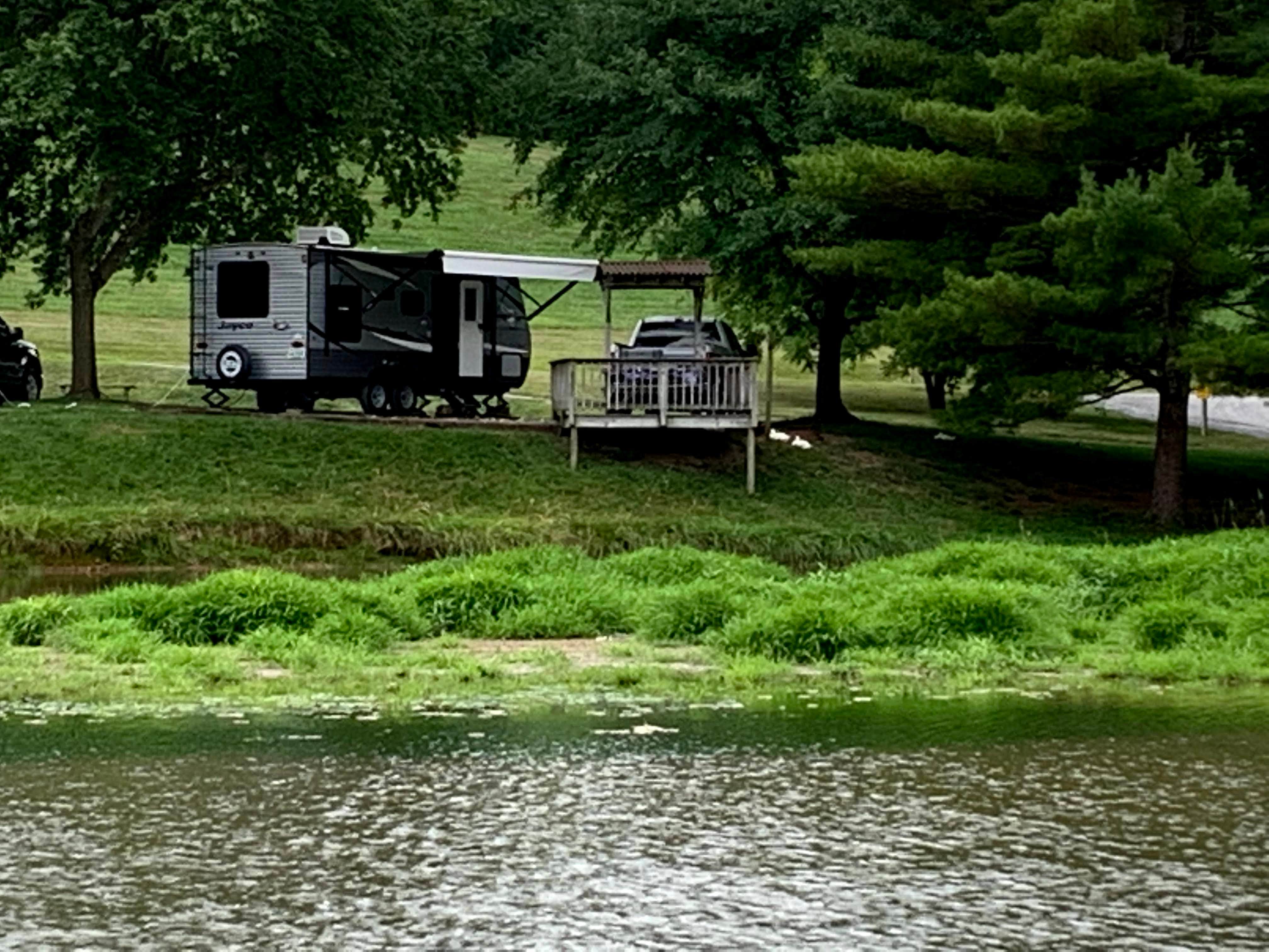 Laure D.'s photo of rv camping at Walnut Hills Campground & RV Park near Scottsville, VA